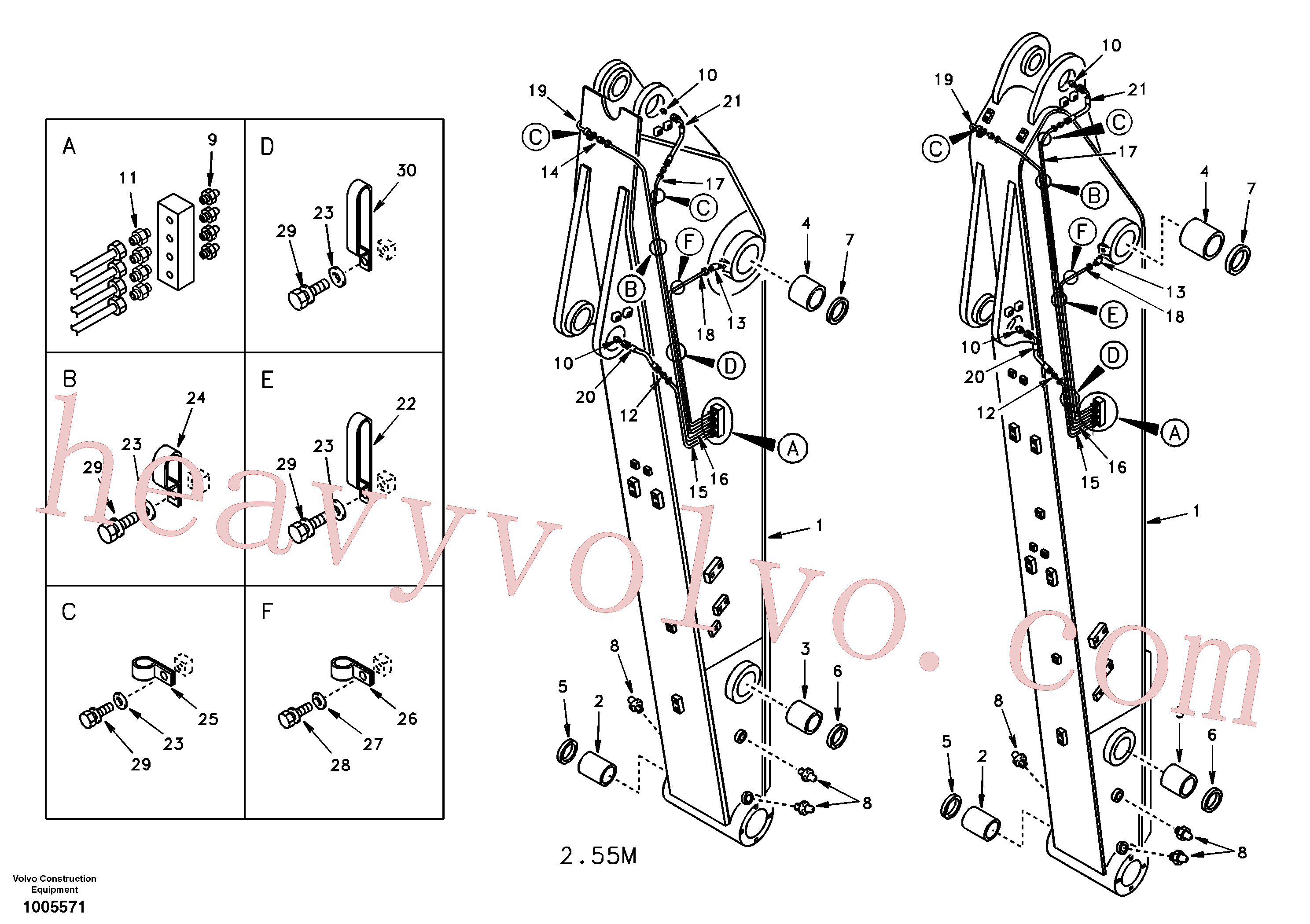 Volvo VOE14501757 Pipe aftermarket part for sale