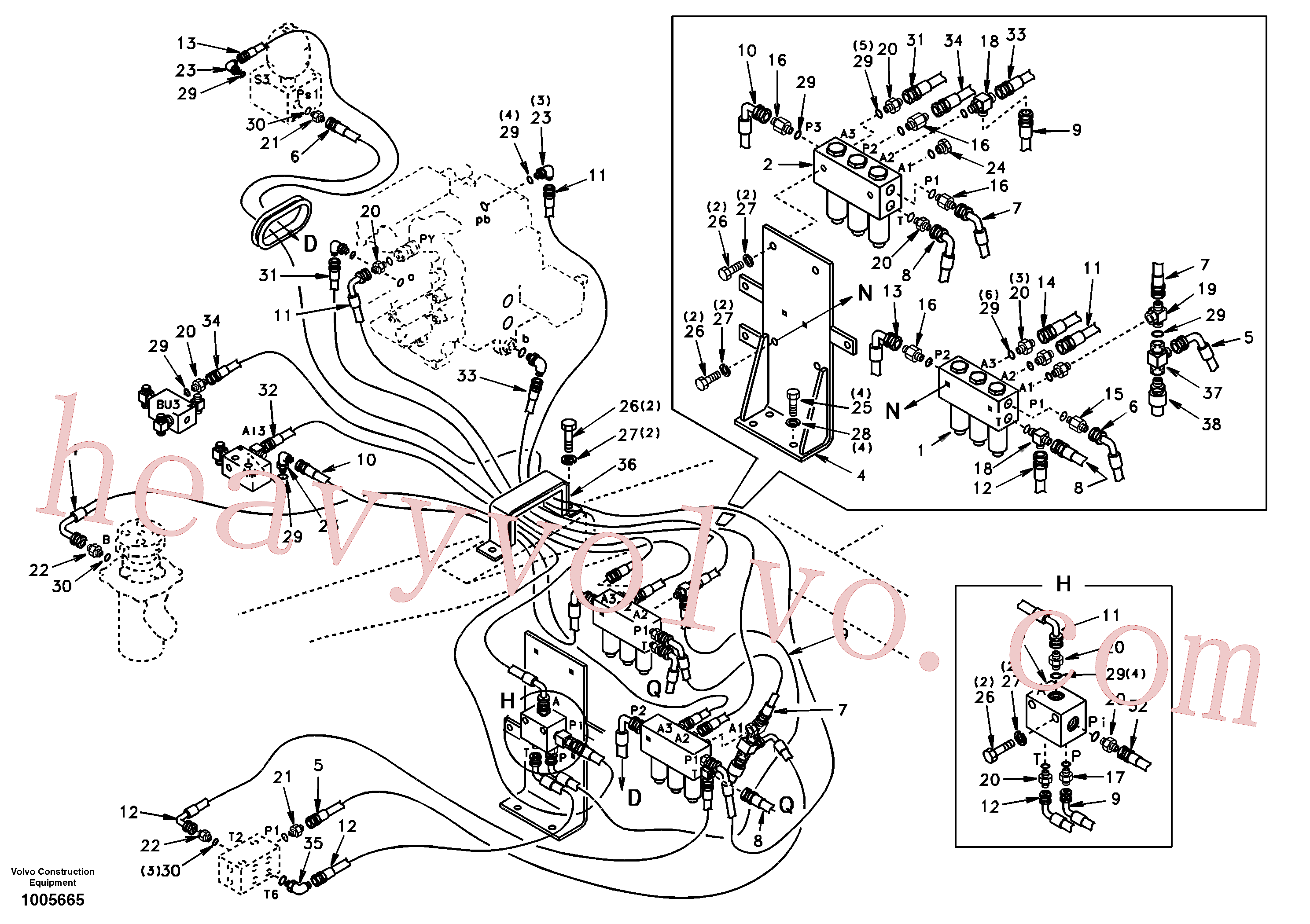 SA1148-00040 Solenoid valve for Volvo Excavator Parts