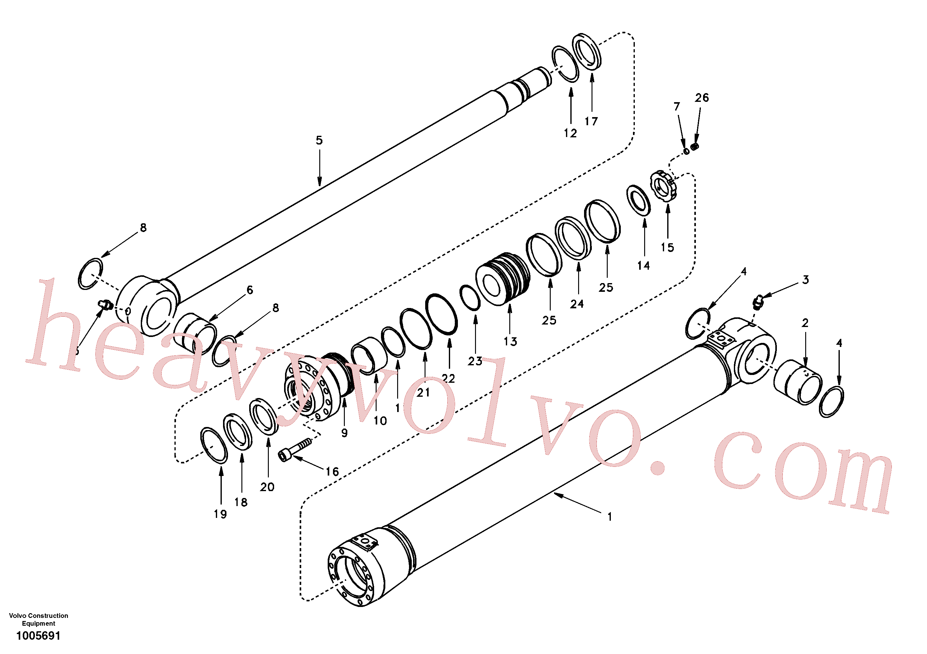 China Made VOE14500013 Sealing kit parts for Volvo Excavator