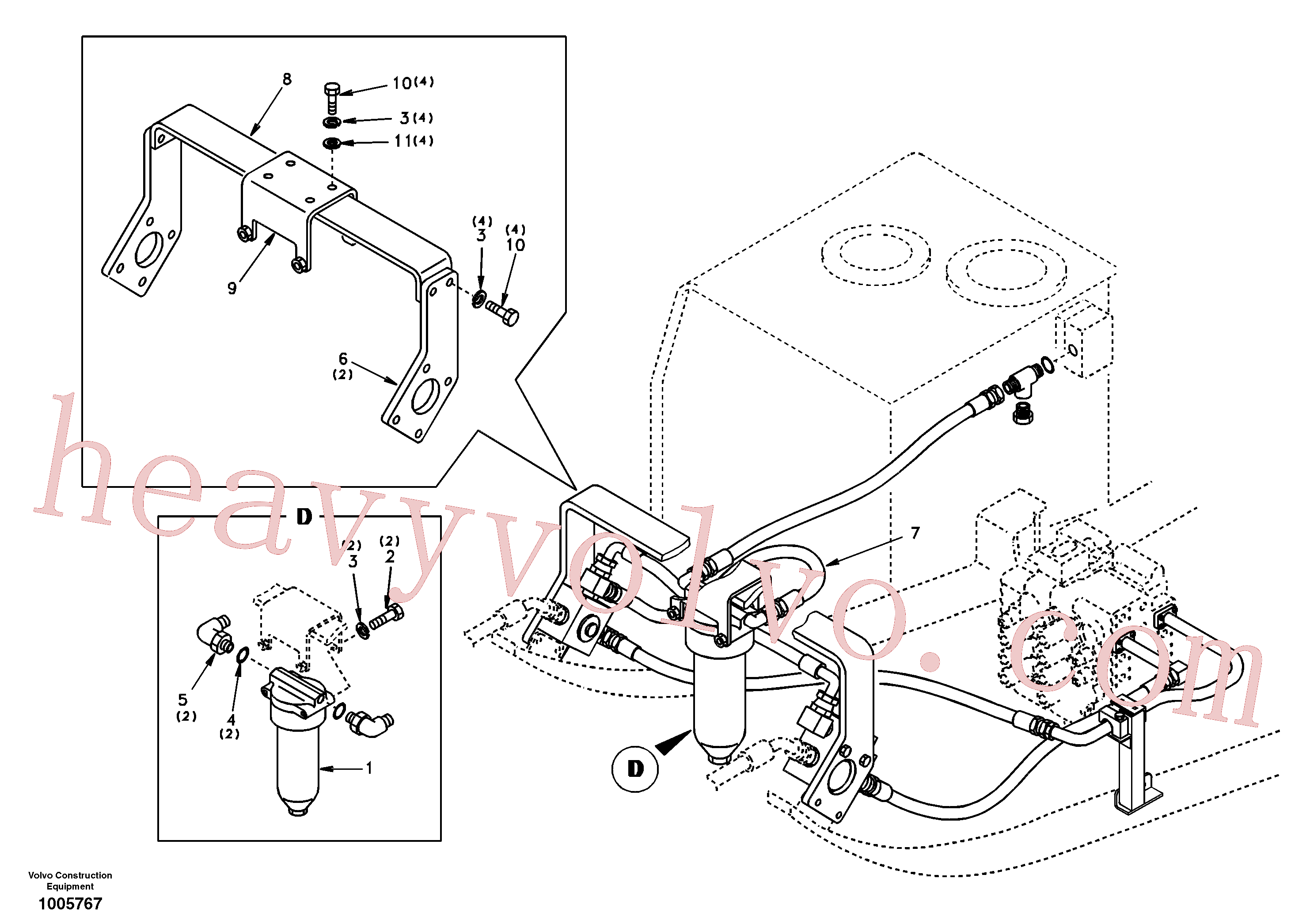 Volvo excavator part SA9451-06219 Rockmaster/1SC for sale