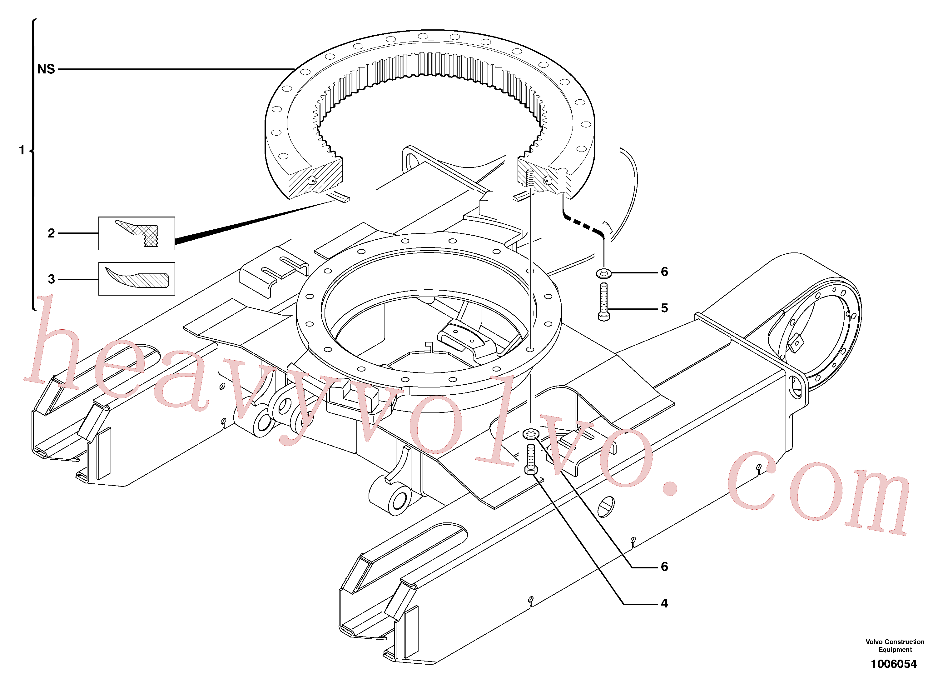 China Made VOE11806462 Crown Wheel parts for Volvo Excavator