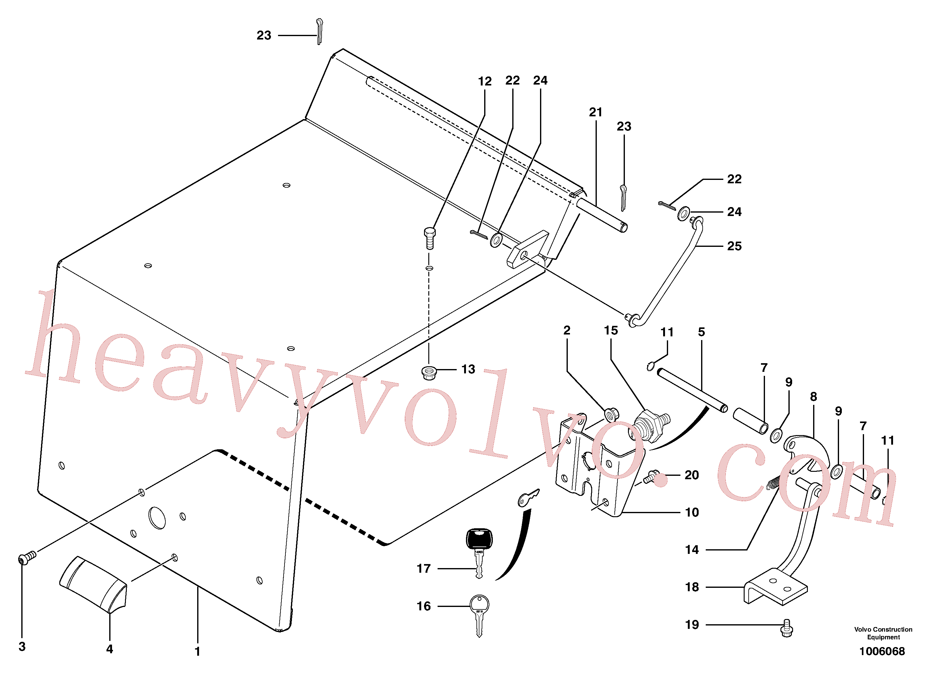 Wholesale VOE11801677 Pin for Volvo Excavator