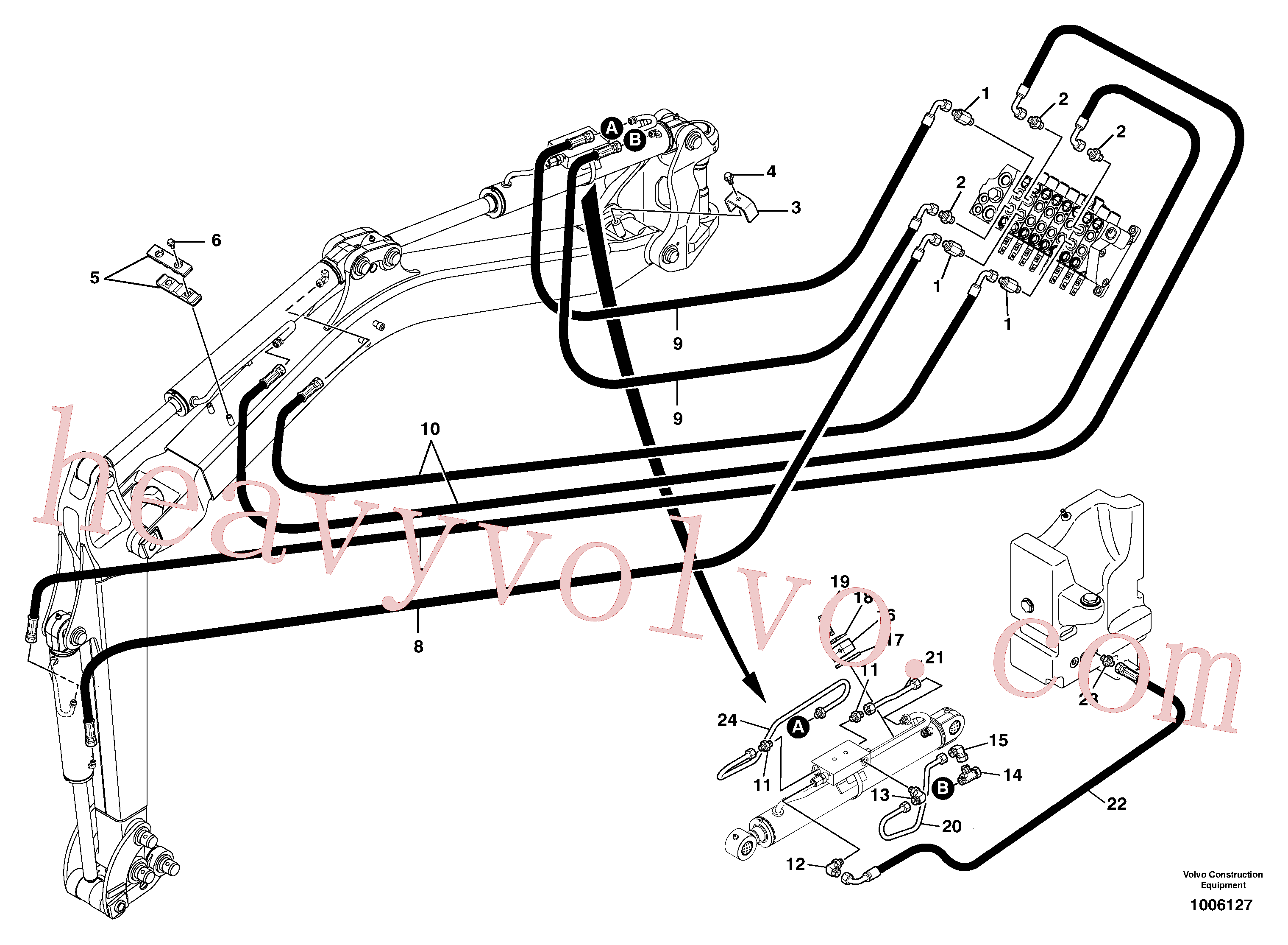 Volvo VOE11801892 Tube aftermarket part for sale