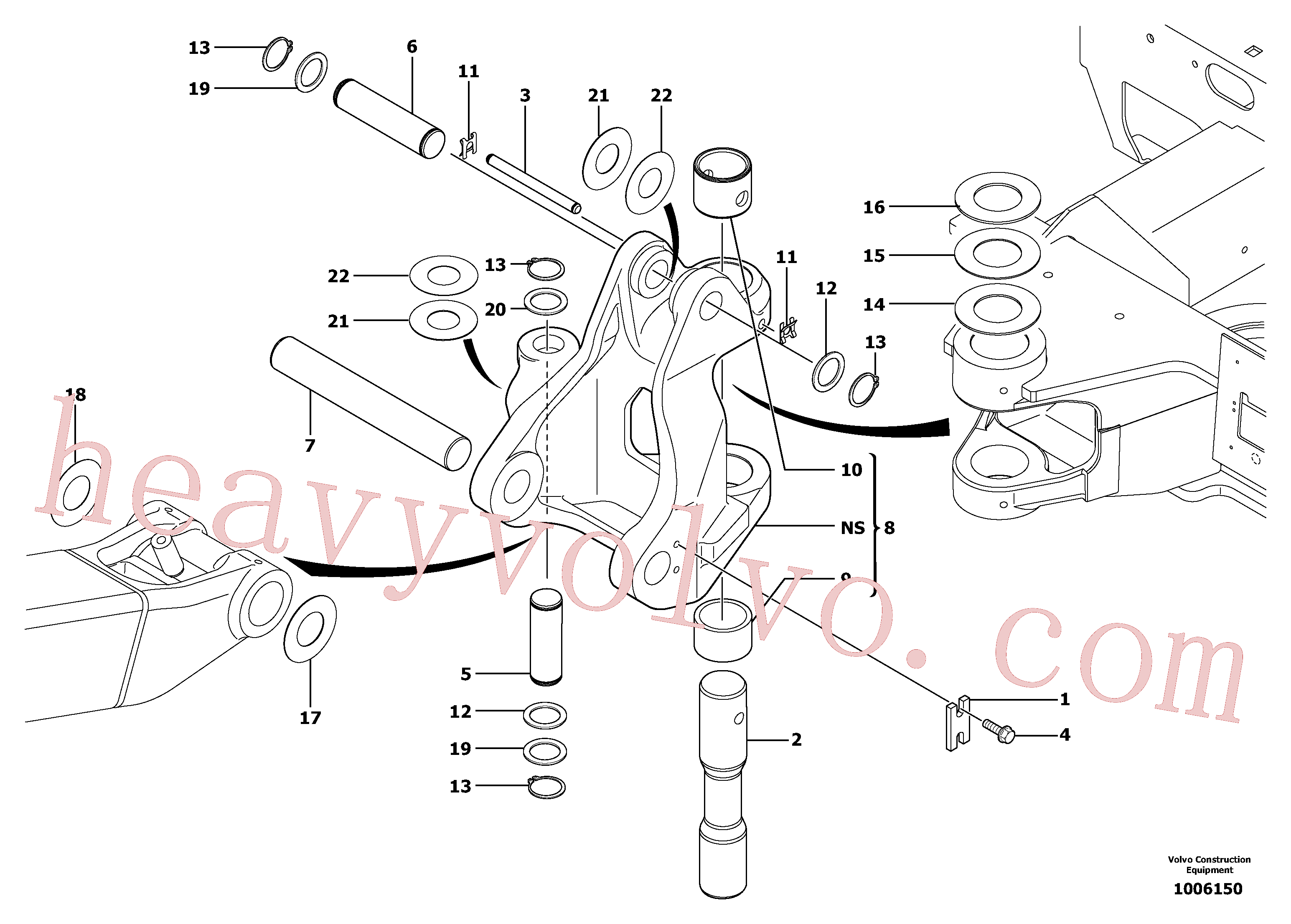 Wholesale VOE11801677 Pin for Volvo Excavator