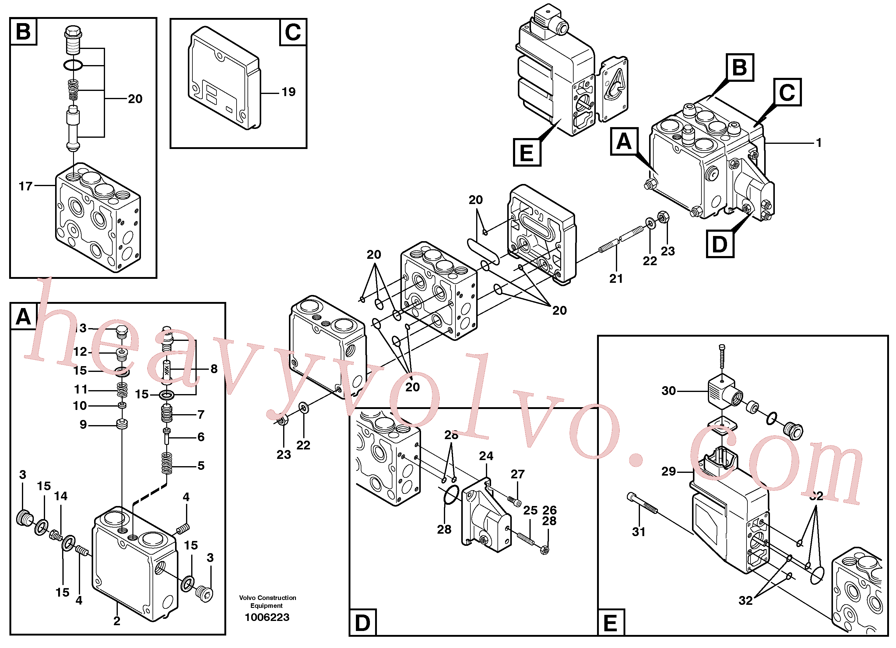 Wholesale VOE962931 Set screw for Volvo Excavator