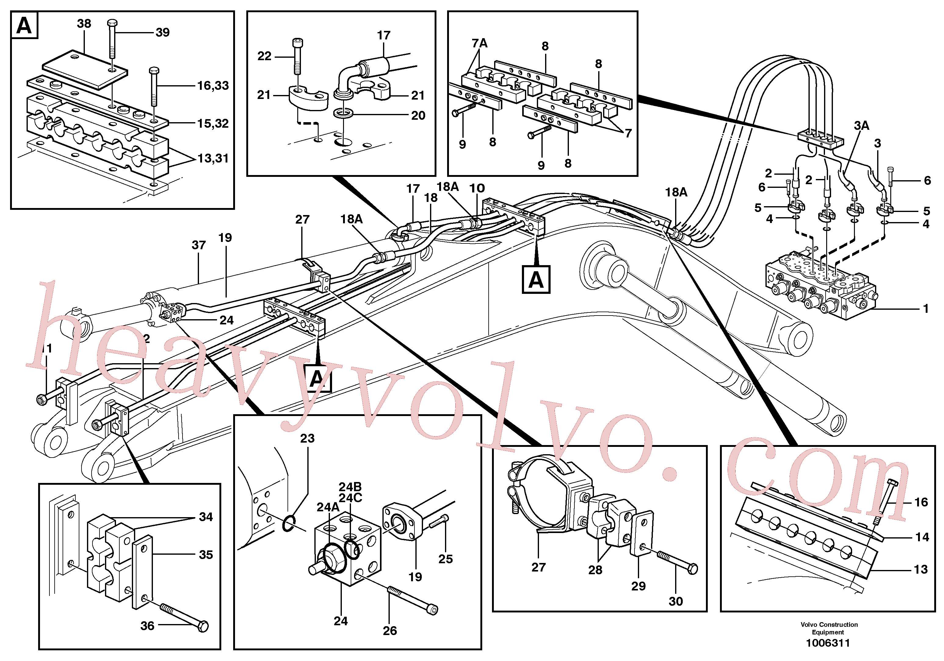 Volvo Assembly VOE14372743 Hose for sale