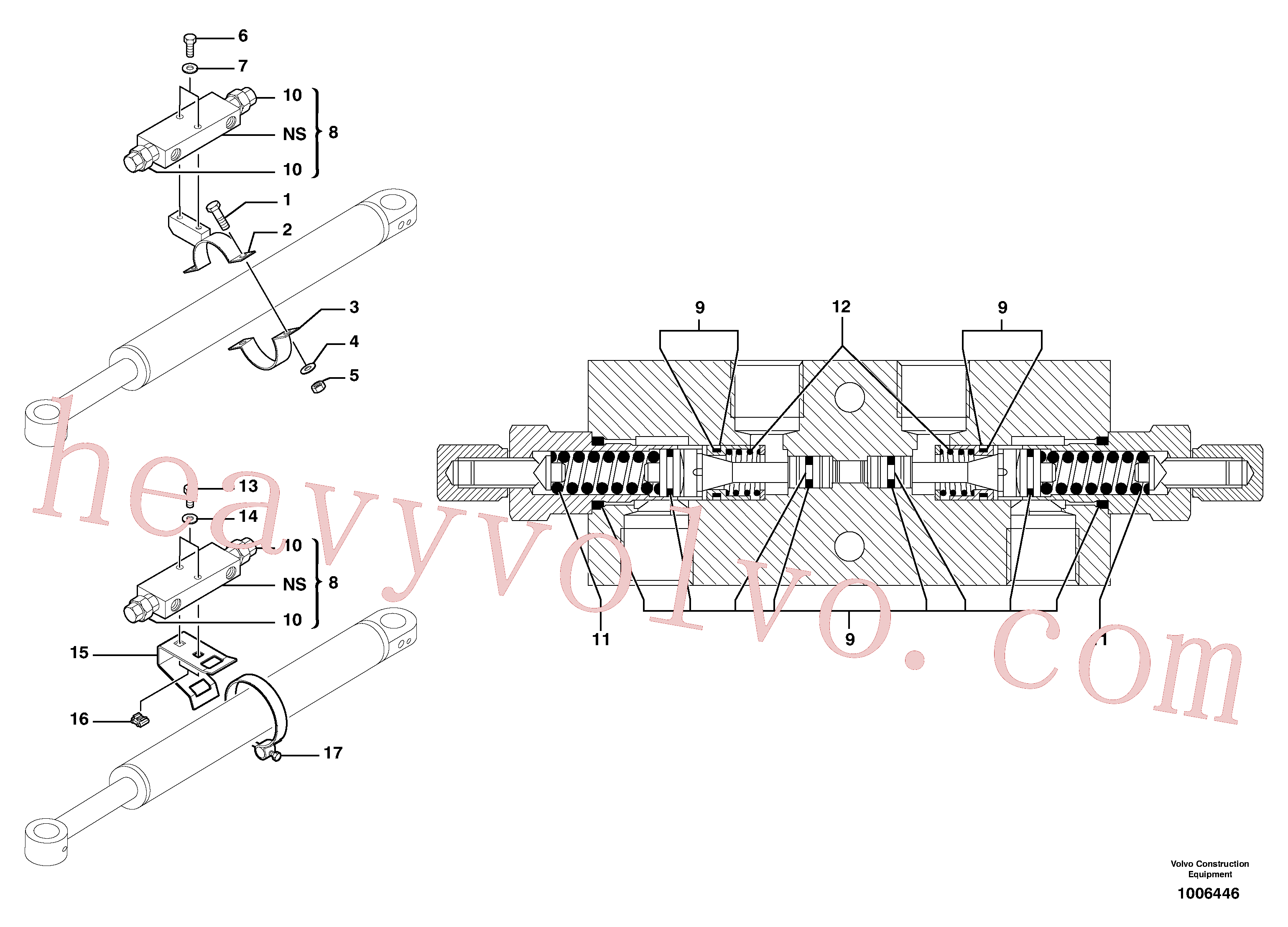 PJ7417419 Sealing kit for Volvo Excavator Parts
