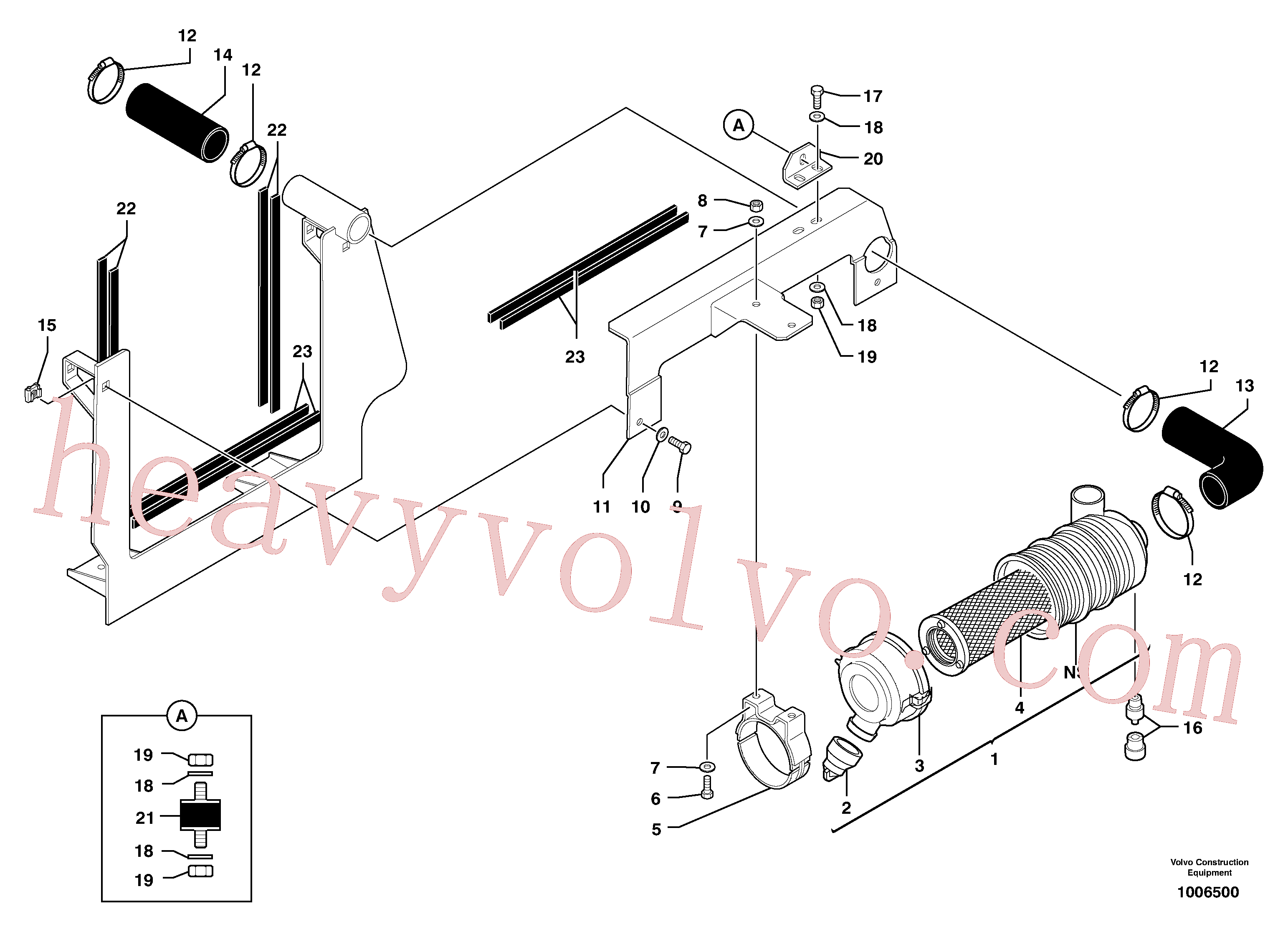 PJ7415186 Cover for Volvo Excavator spare