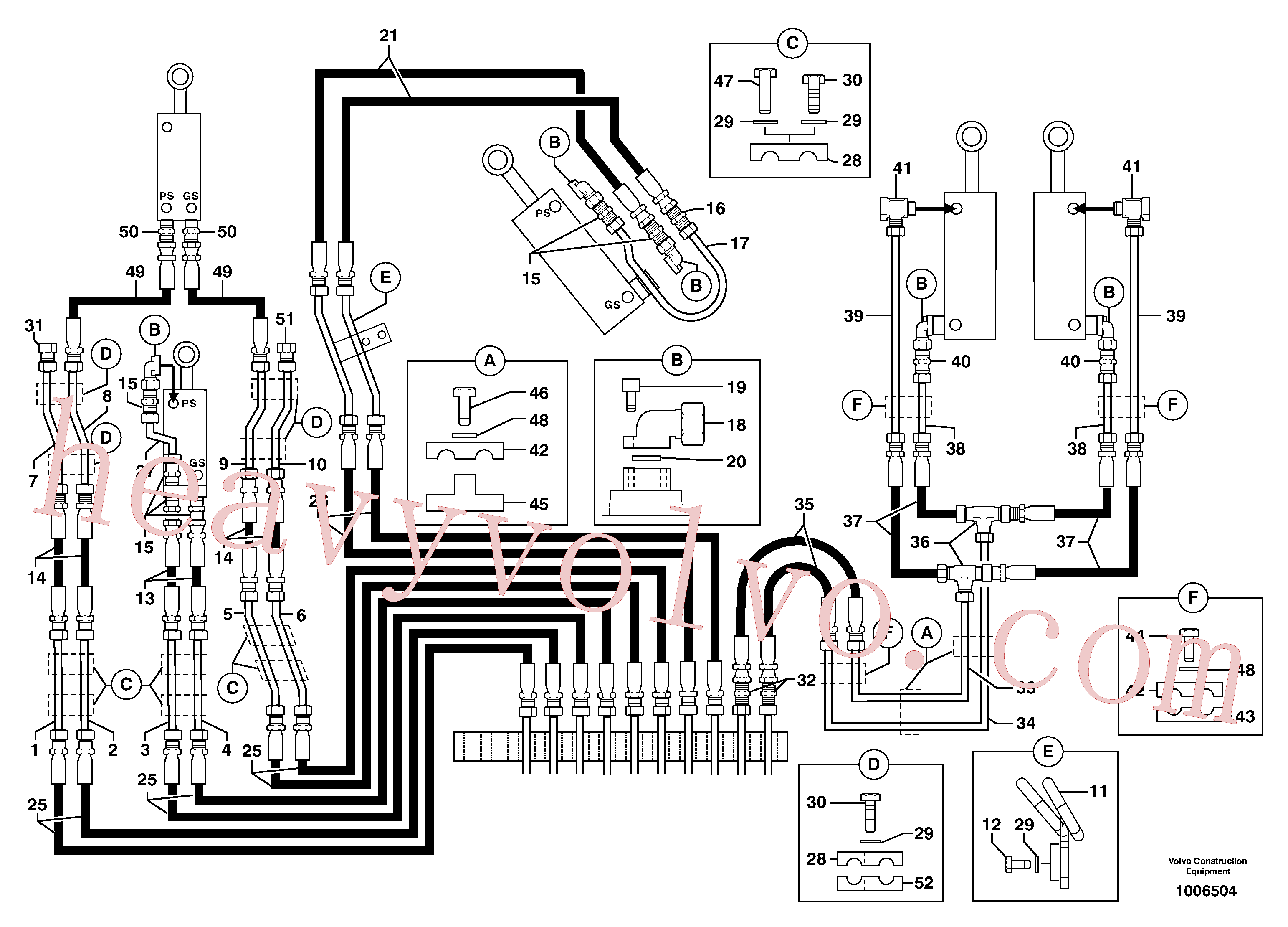 Wholesale PJ4690604 Flange for Volvo Excavator