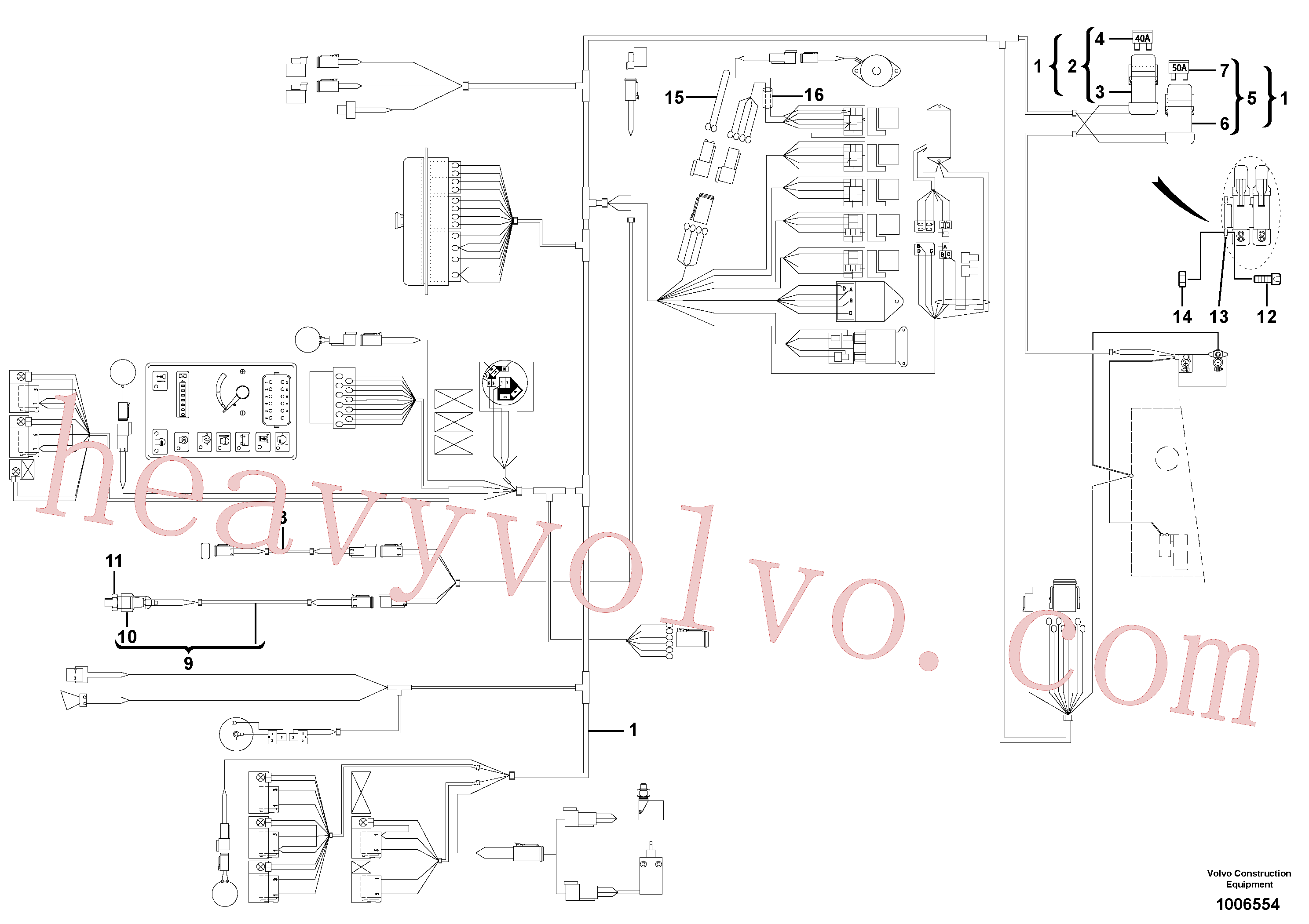 Volvo VOE11805636 Cable harness aftermarket part for sale