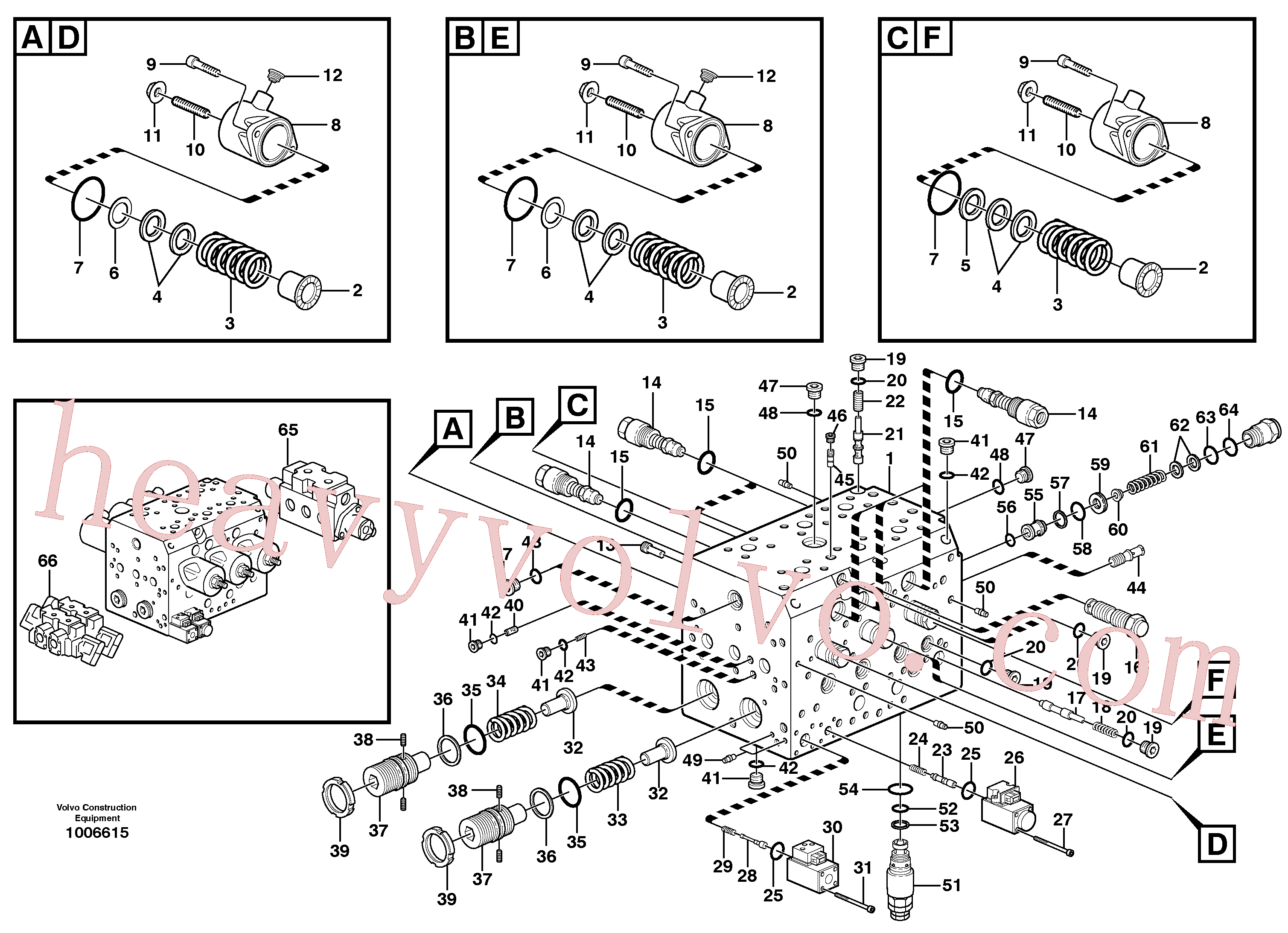 Volvo Assembly VOE14382229 Hydraulic valve for sale