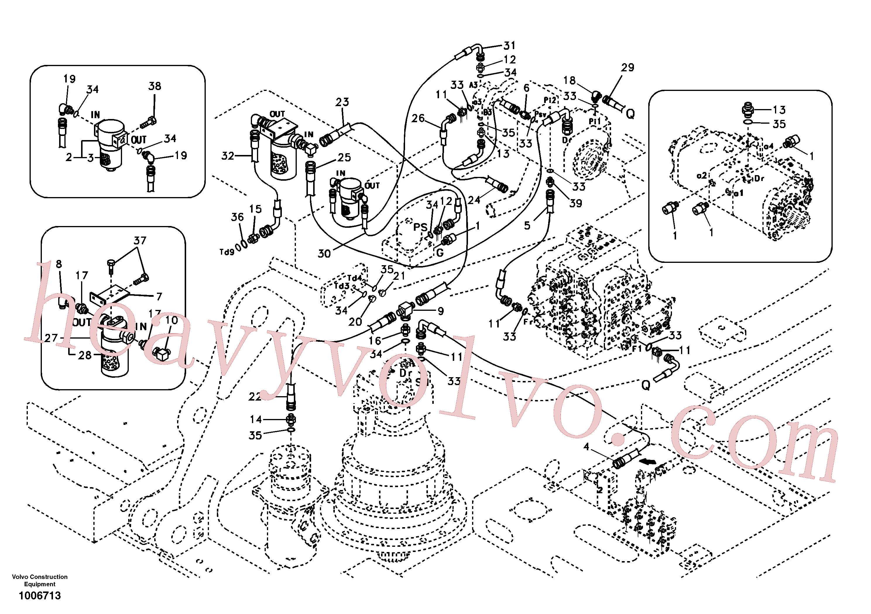 China Made SA9452-05209 Rockmaster/1SC parts for Volvo Excavator