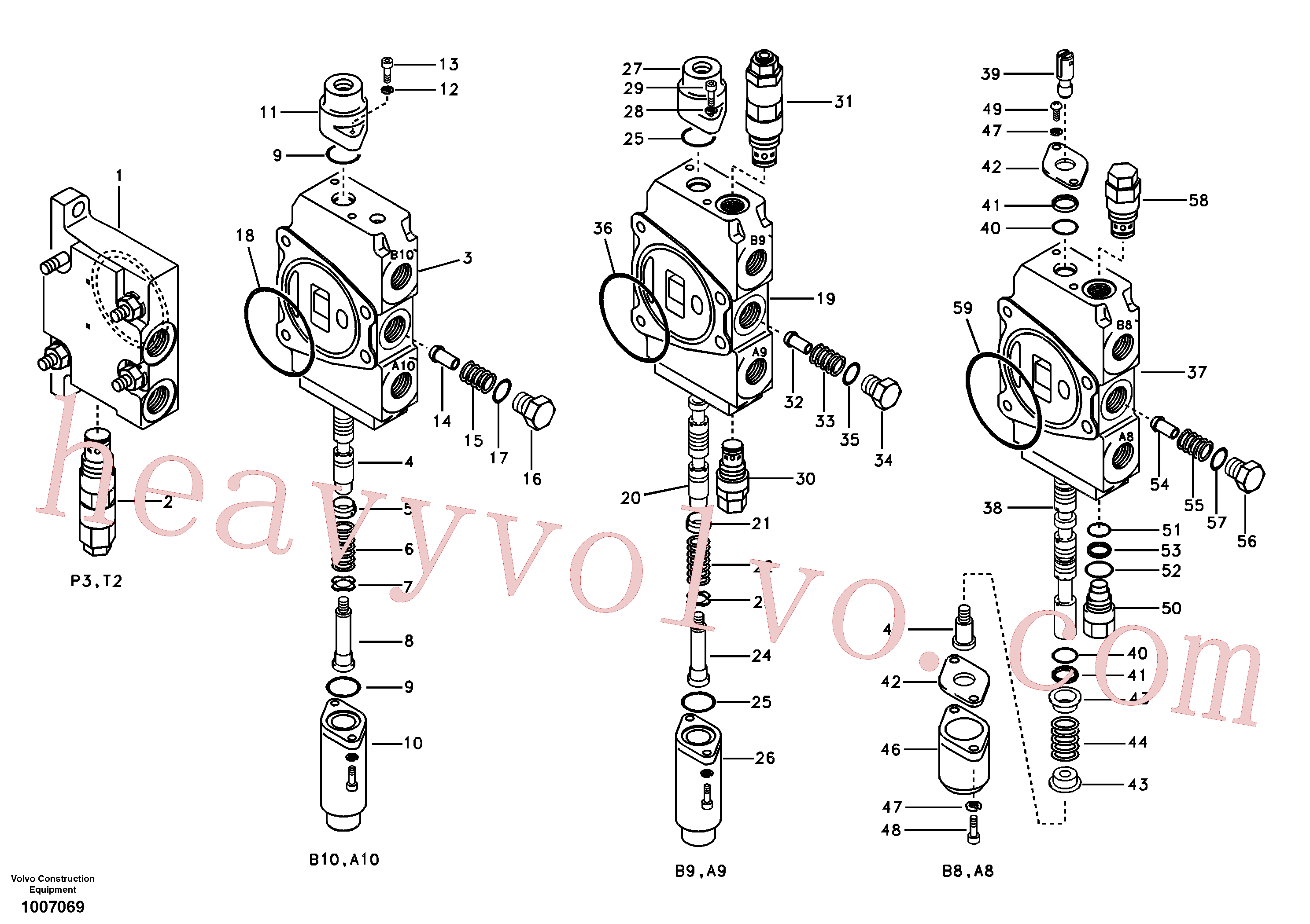 SA14536848M Valve_assy for Volvo Excavator spare