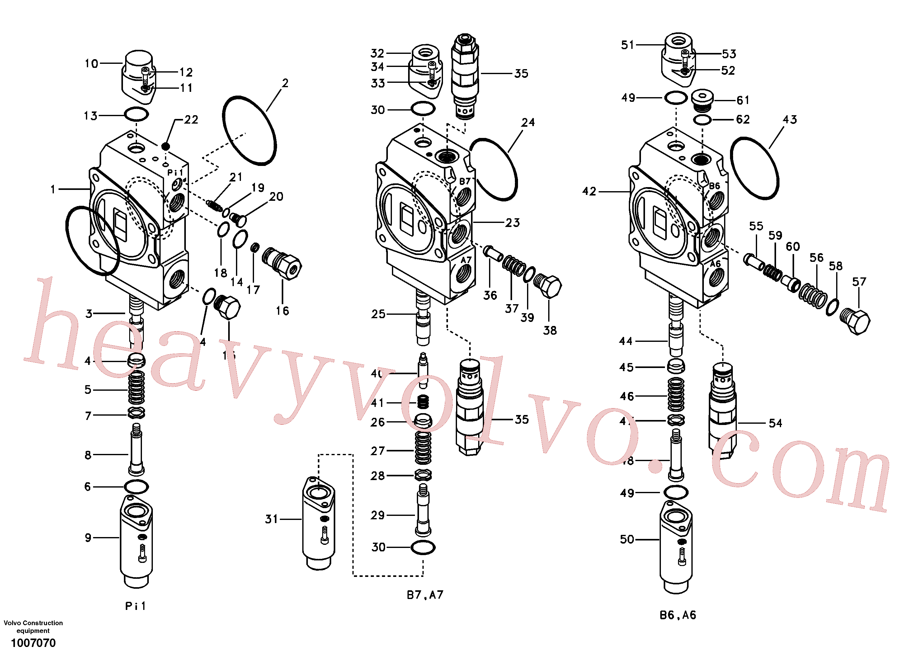 China Made SA7253-03041 Washer parts for Volvo Excavator