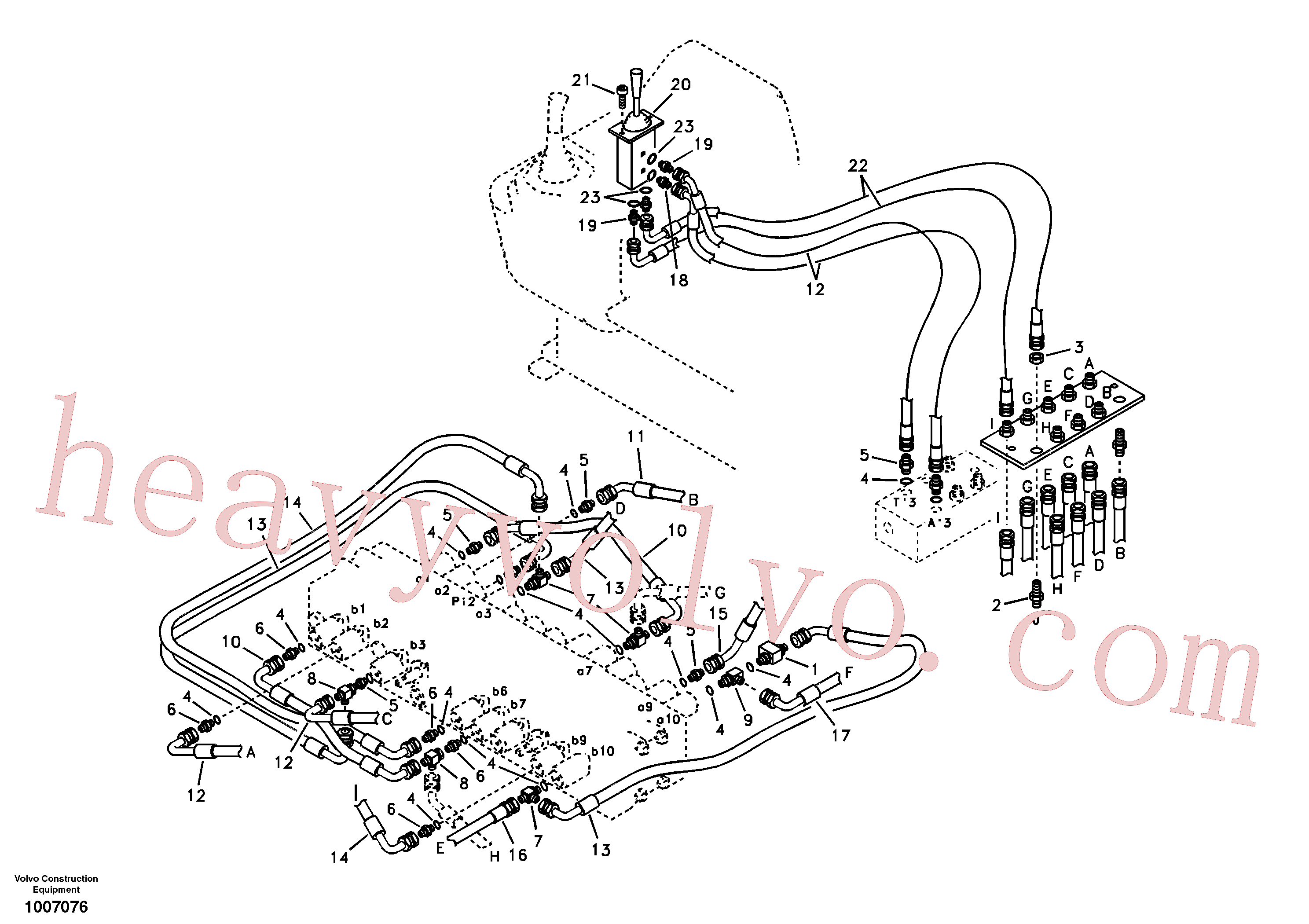 China Made SA1040-80490 Nut parts for Volvo Excavator