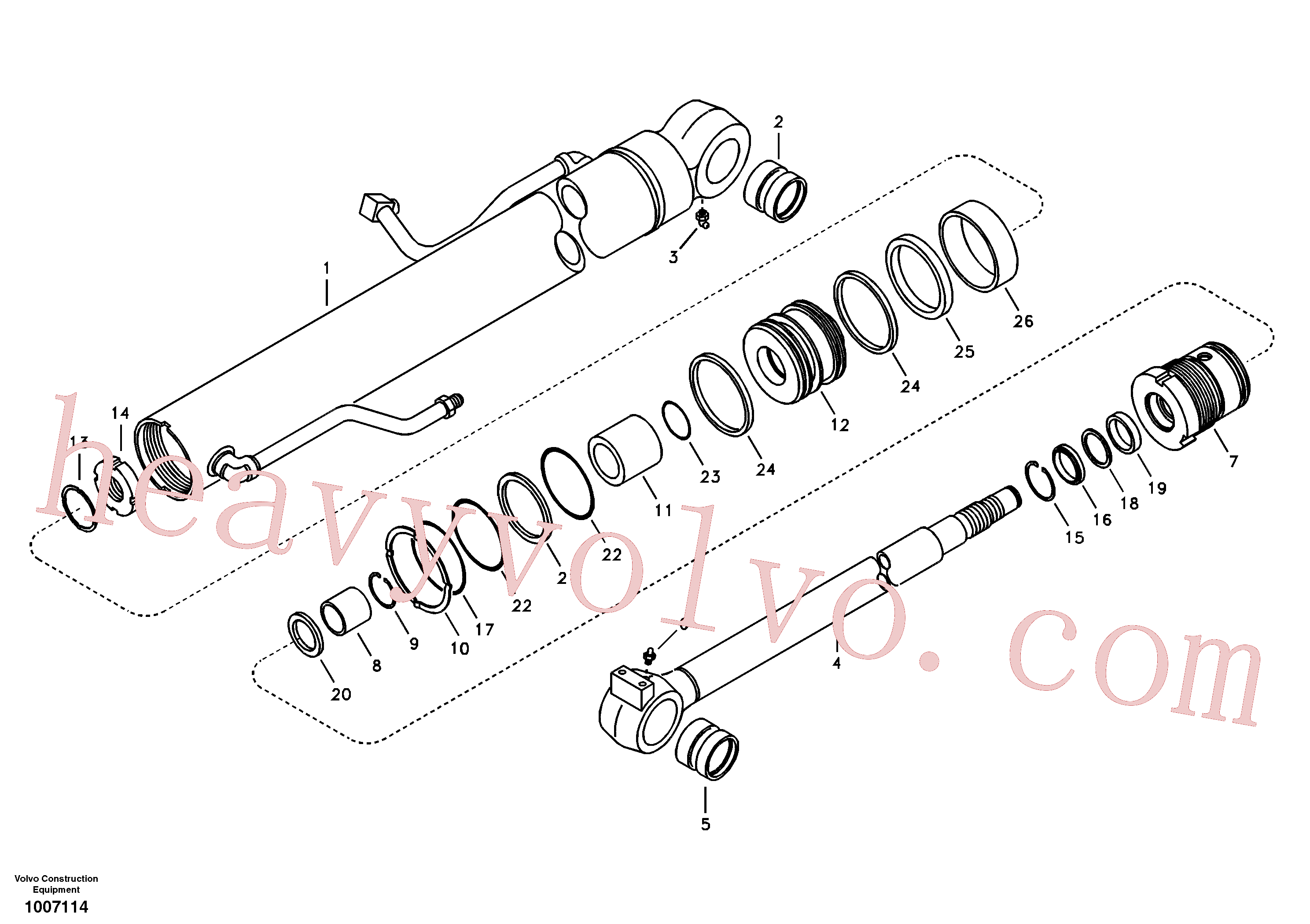 China Made SA1146-01700 Cushion parts for Volvo Excavator