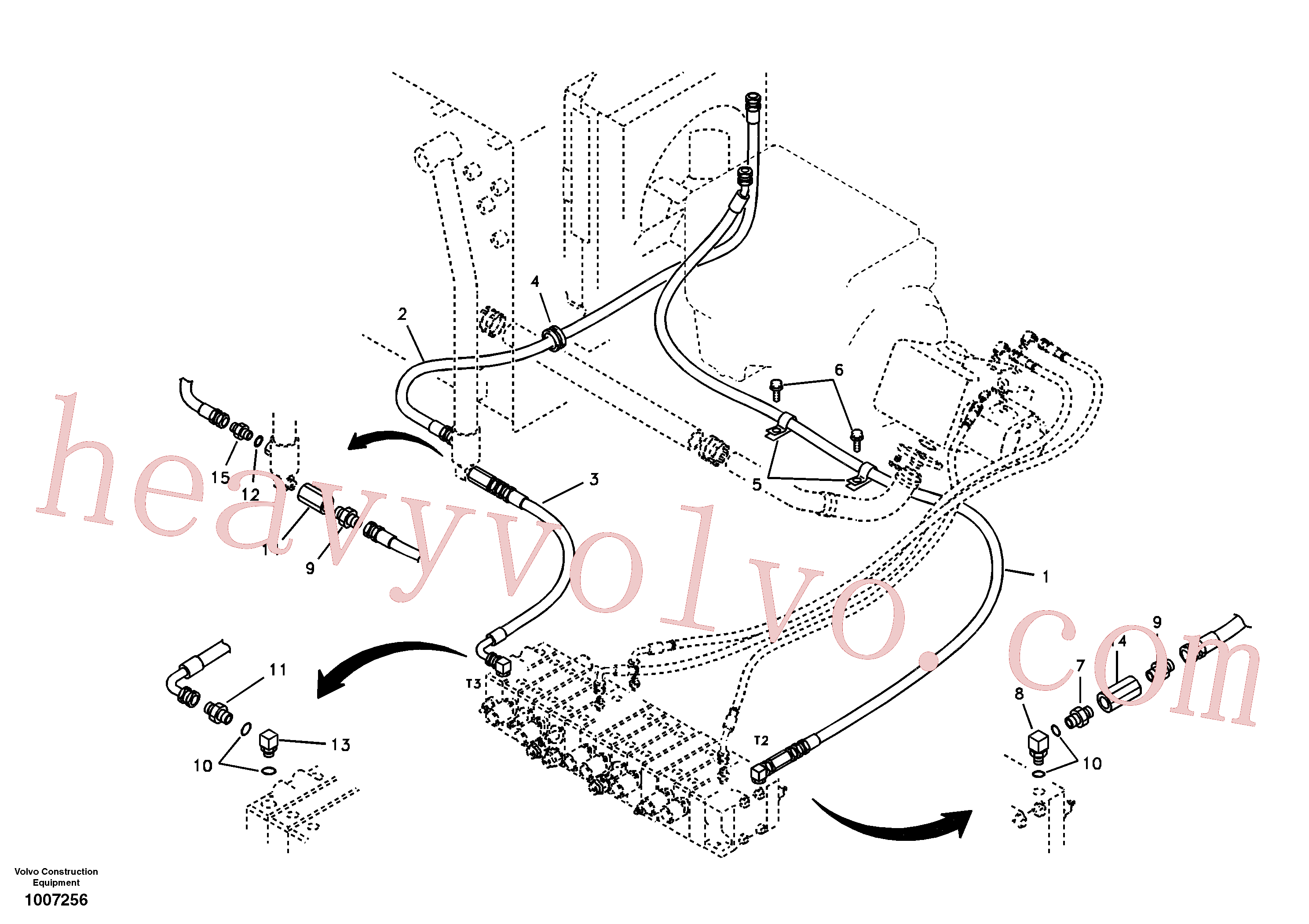 SA9412-11050 Connector, Nipple for Volvo Excavator Parts