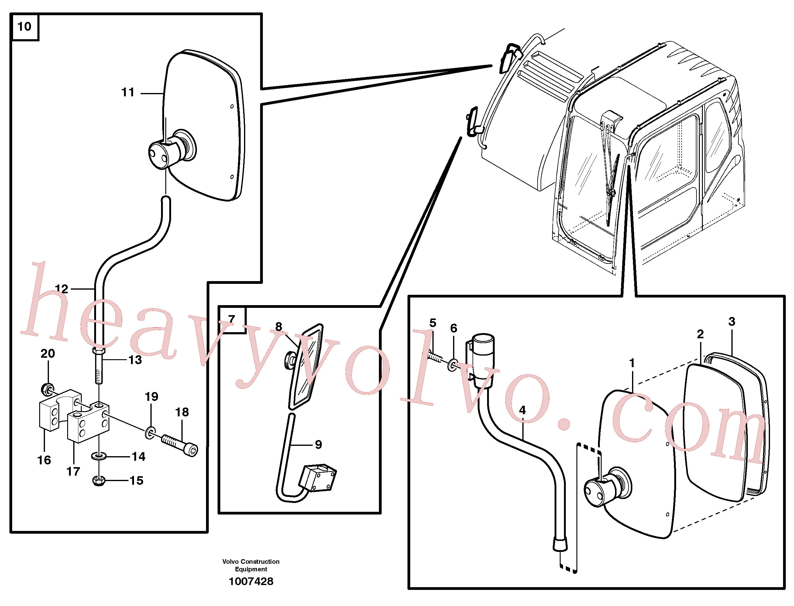 Wholesale VOE13971086 Lock nut for Volvo Excavator