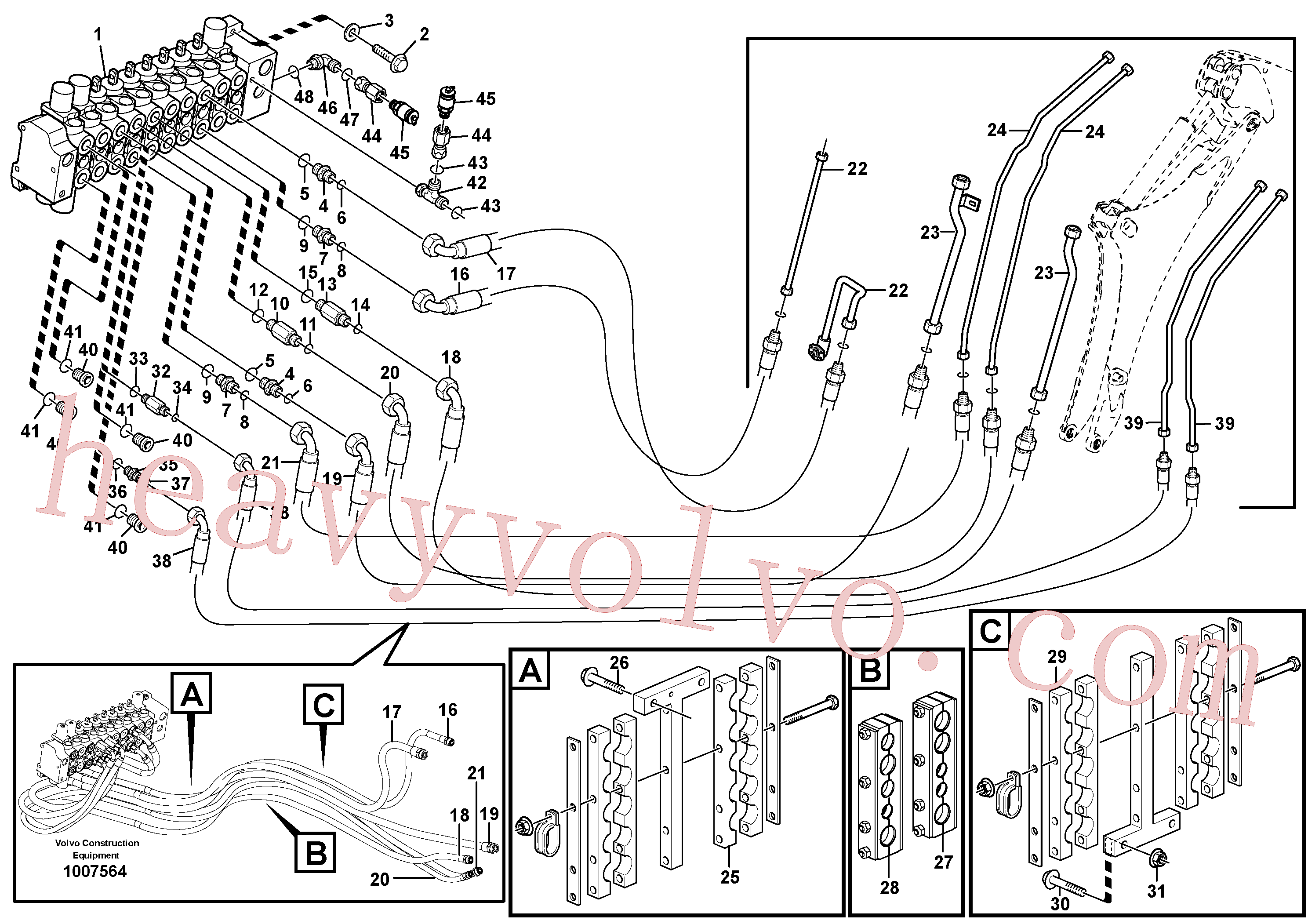 Wholesale VOE981290 O-ring for Volvo Excavator
