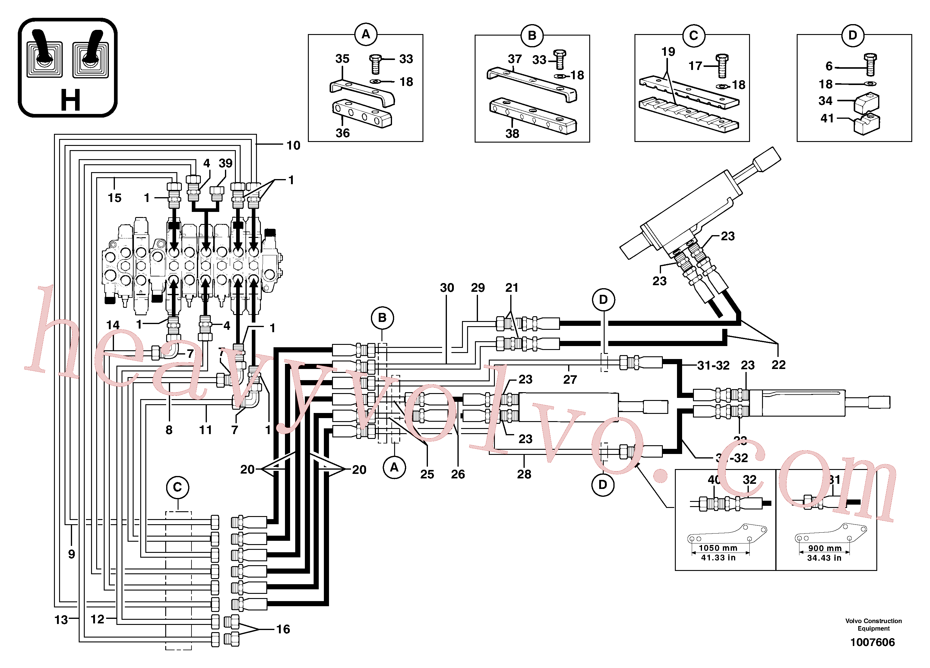 PJ4690025 Flange for Volvo Excavator spare