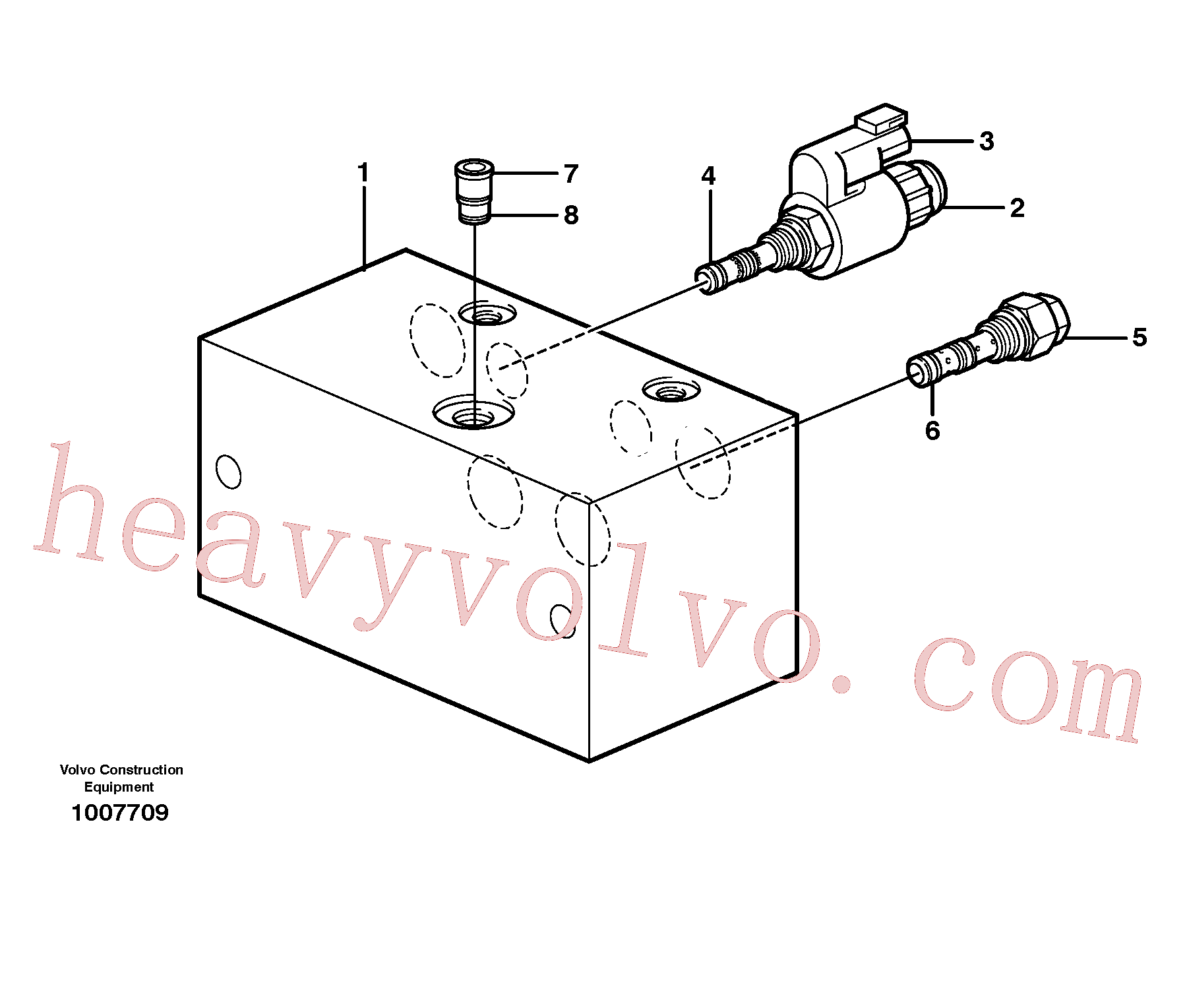 VOE11988448 Solenoid valve for Volvo Excavator Parts