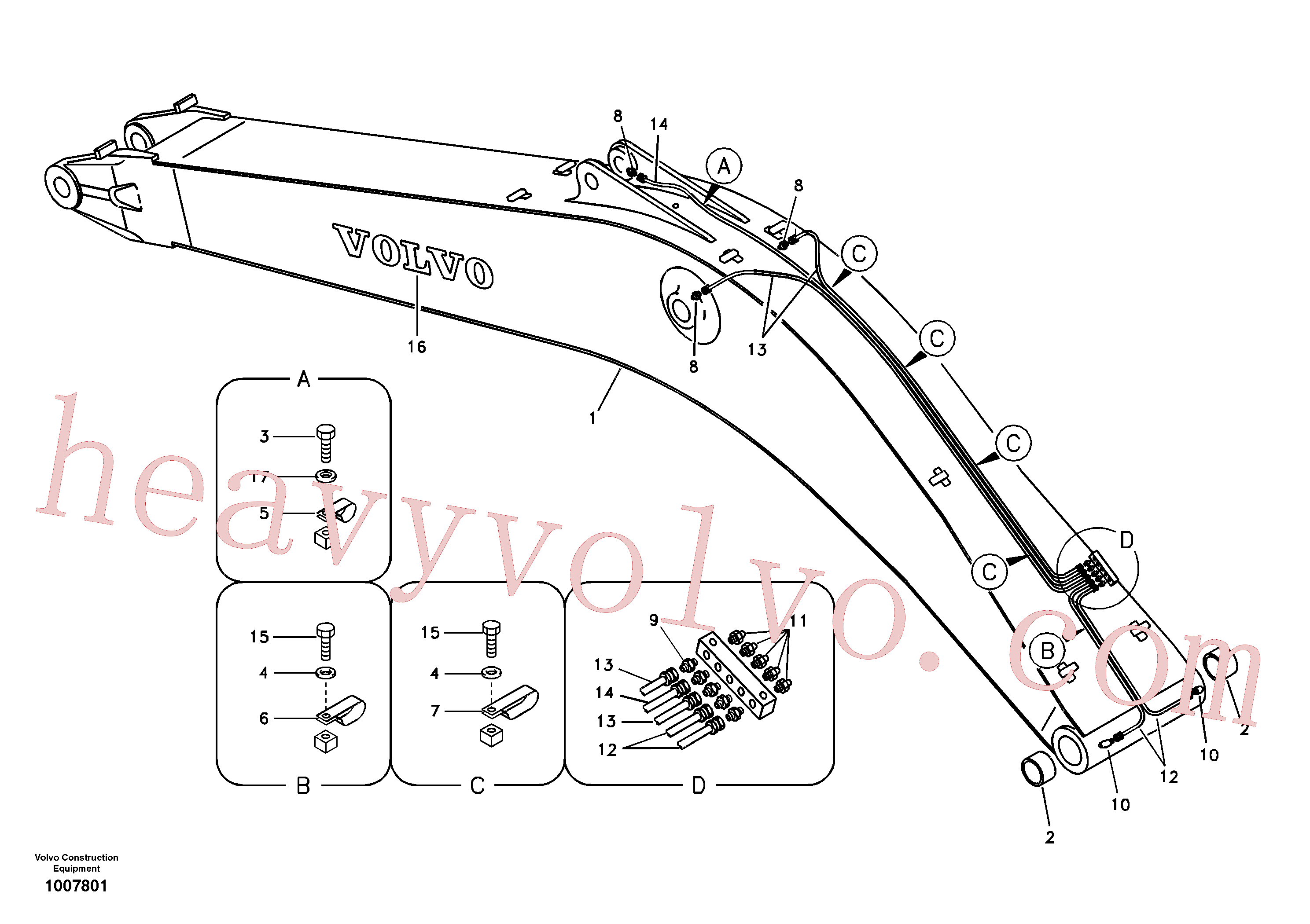 Volvo Assembly SA9482-02111 Hose assembly for sale