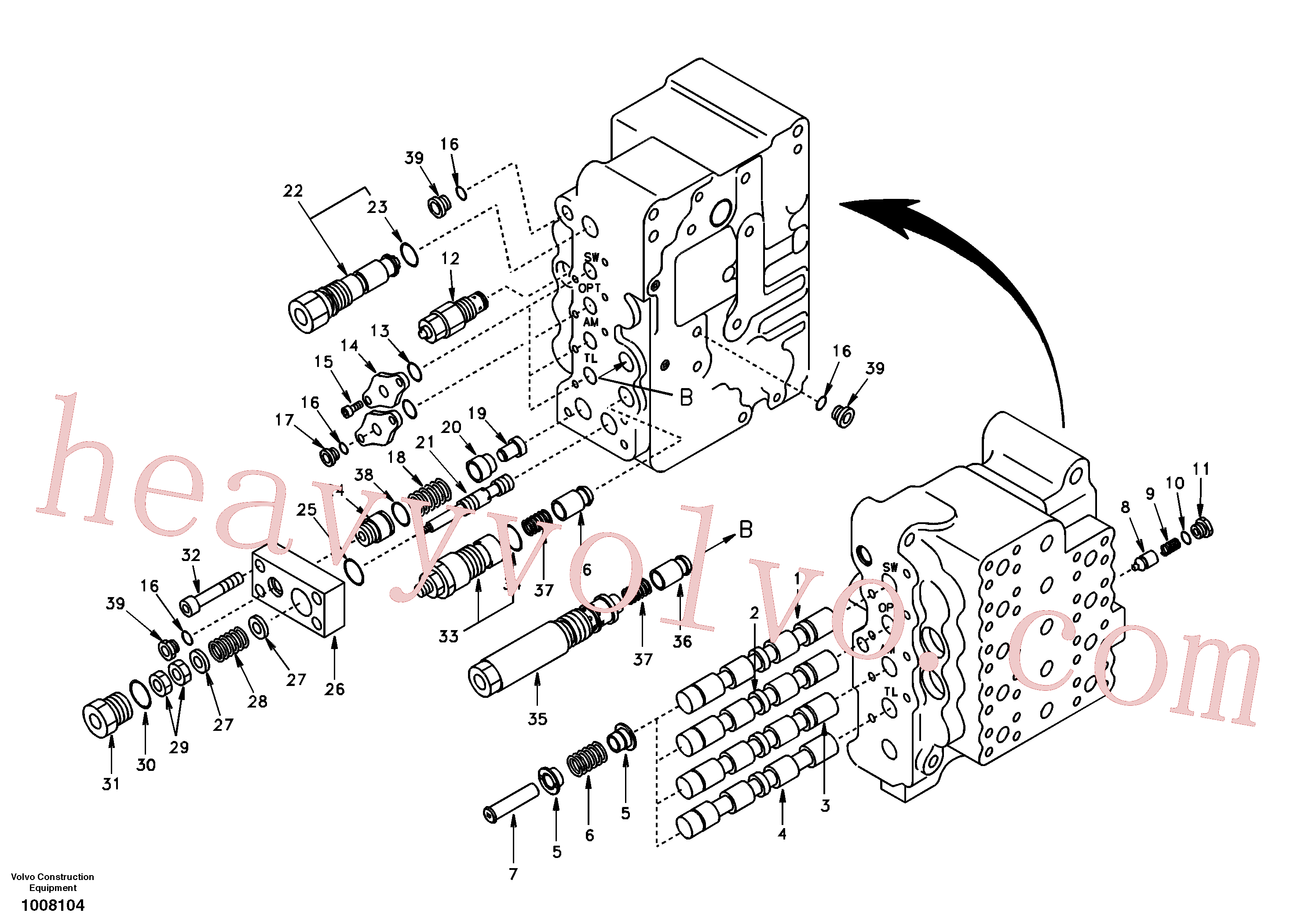 Wholesale SA7273-11310 Cap for Volvo Excavator