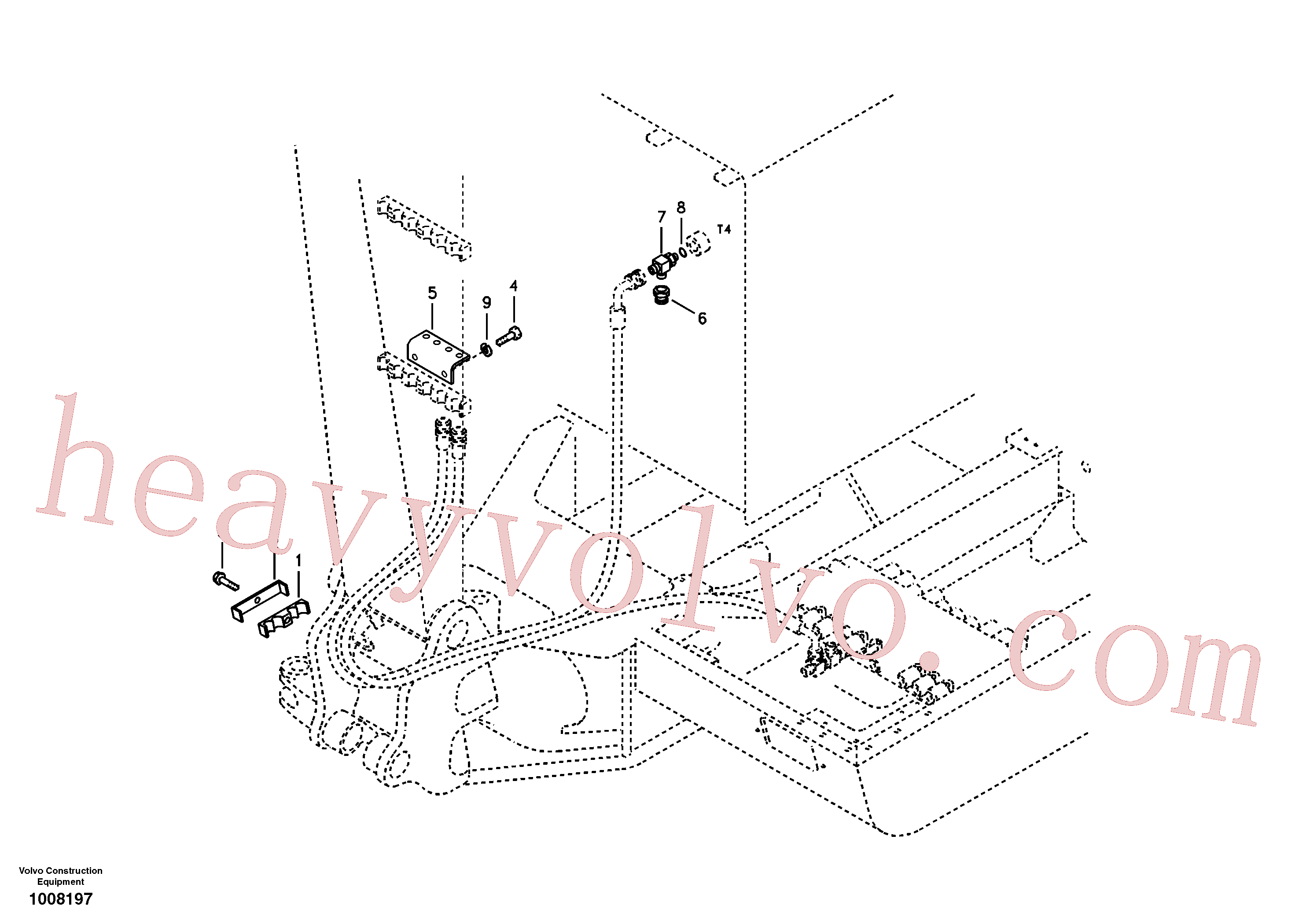 VOE14510430 Plate for Volvo Excavator spare