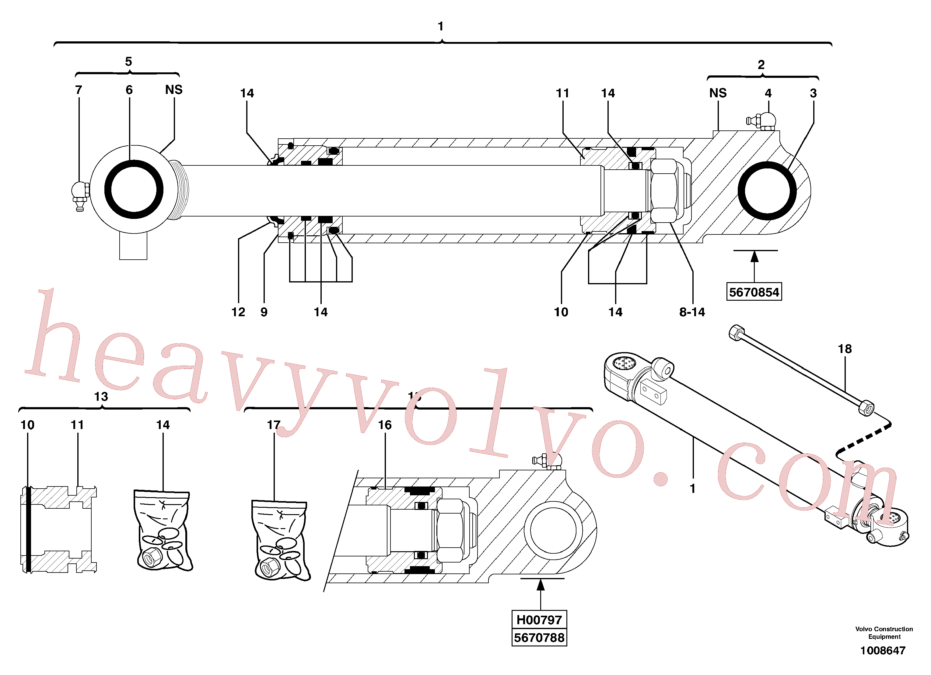 Wholesale PJ5960050 Seal for Volvo Excavator
