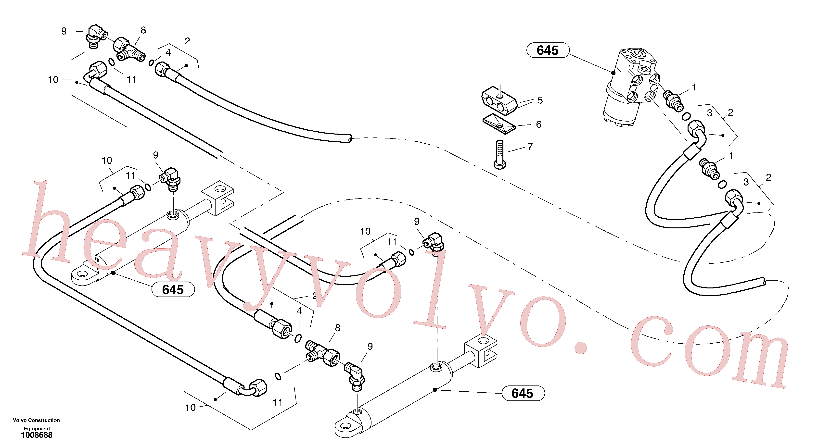 China Made ZM2259050 O-ring parts for Volvo Excavator