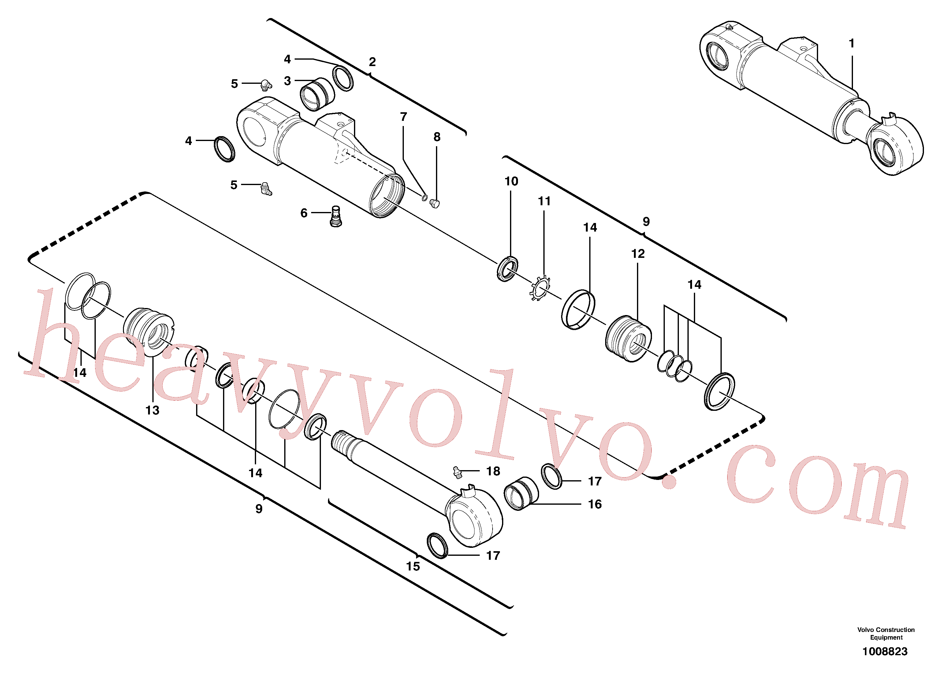Volvo VOE11710563 Piston aftermarket part for sale