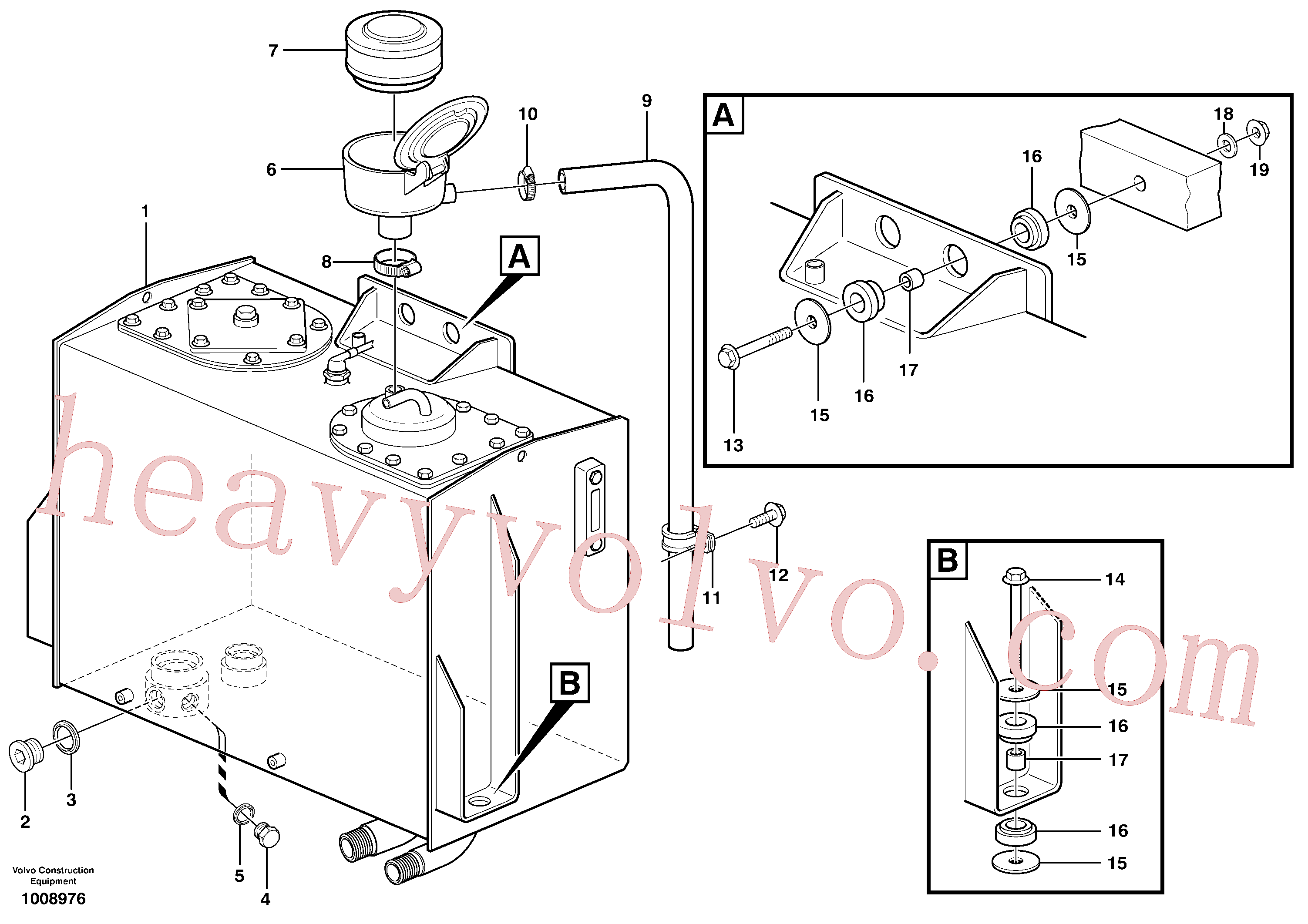 VOE13966145 Plug for Volvo Excavator Parts