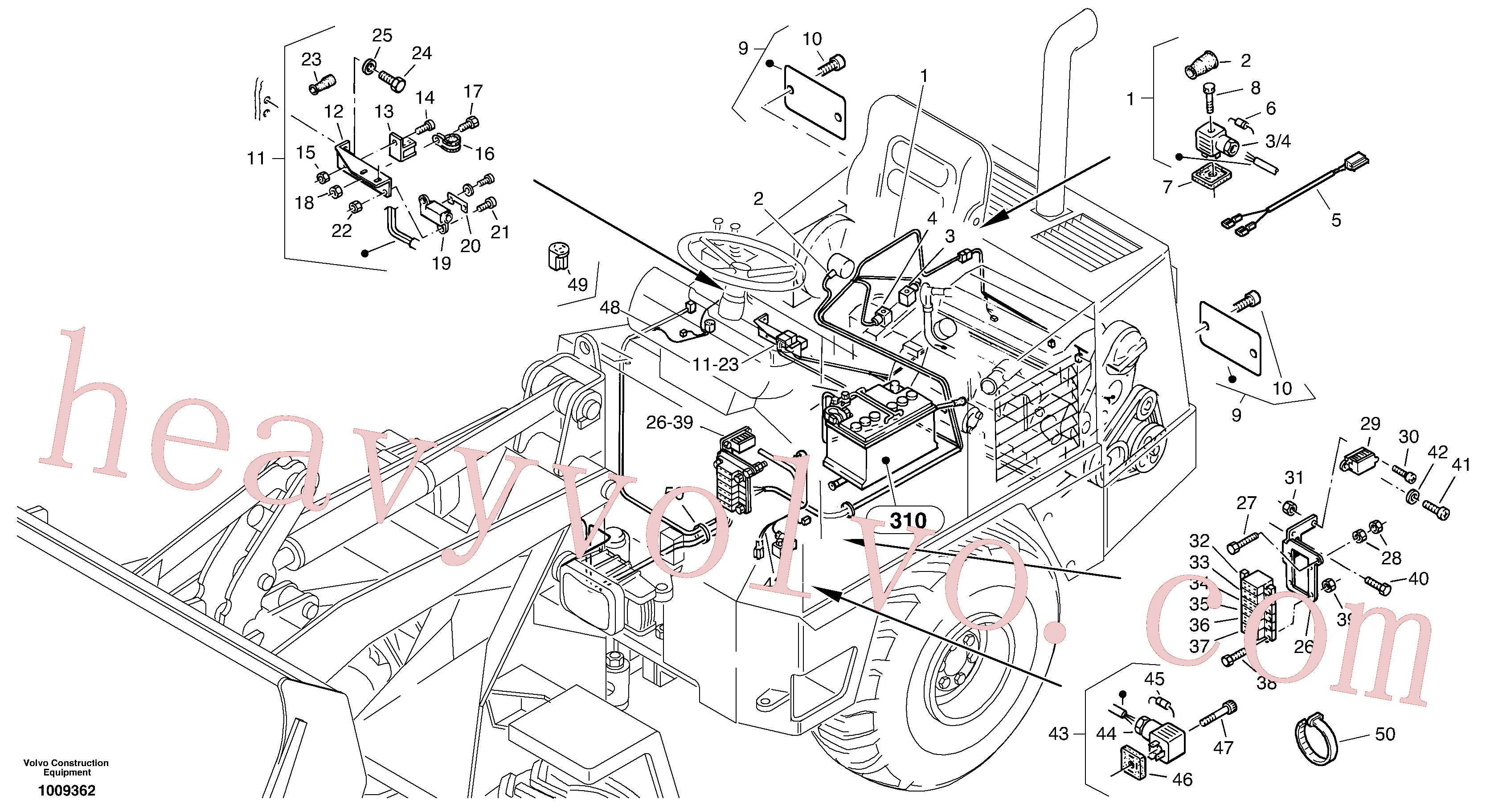ZM2193590 Cable clip for Volvo Excavator spare