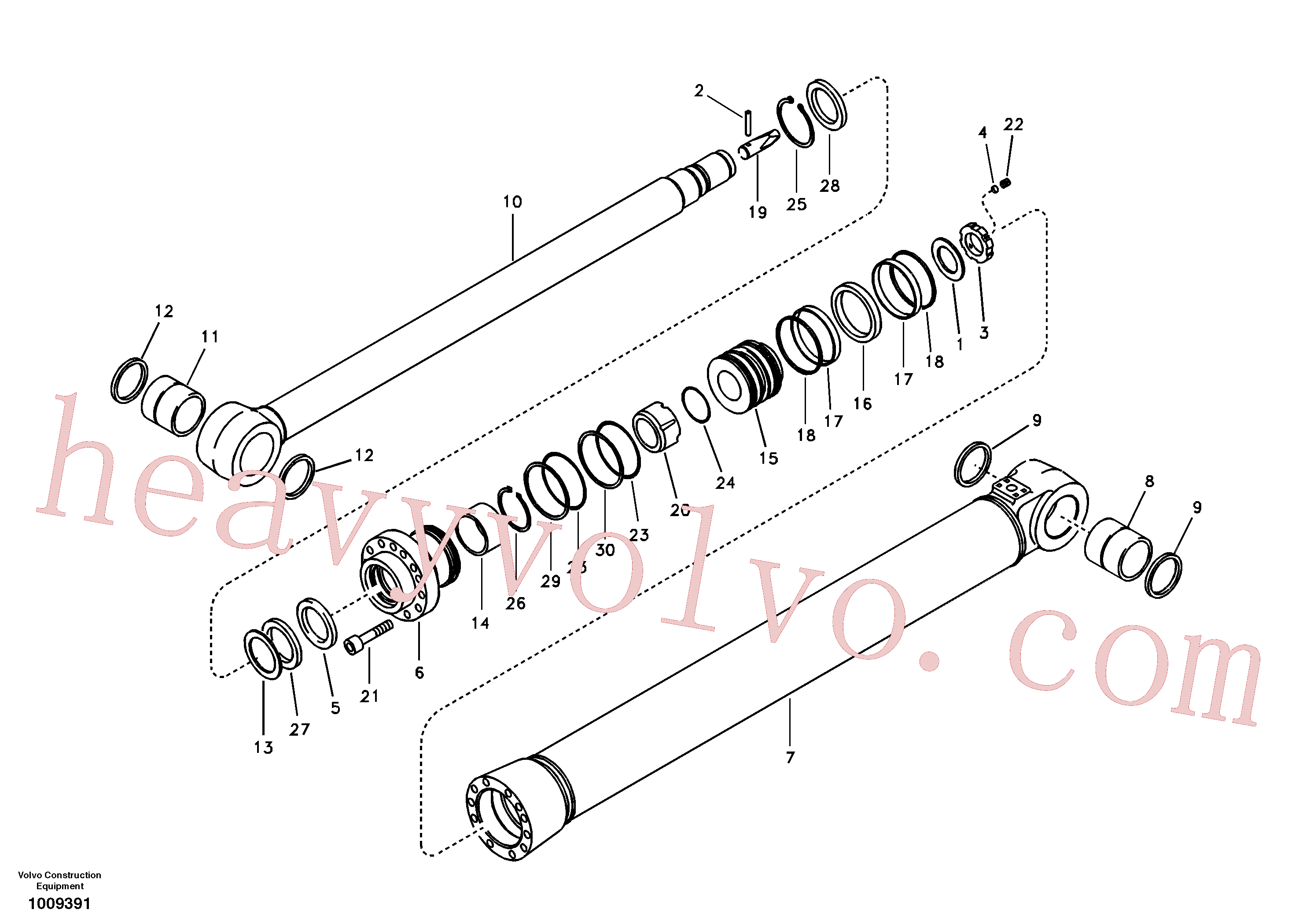 China Made SA9557-07000 Retaining ring parts for Volvo Excavator