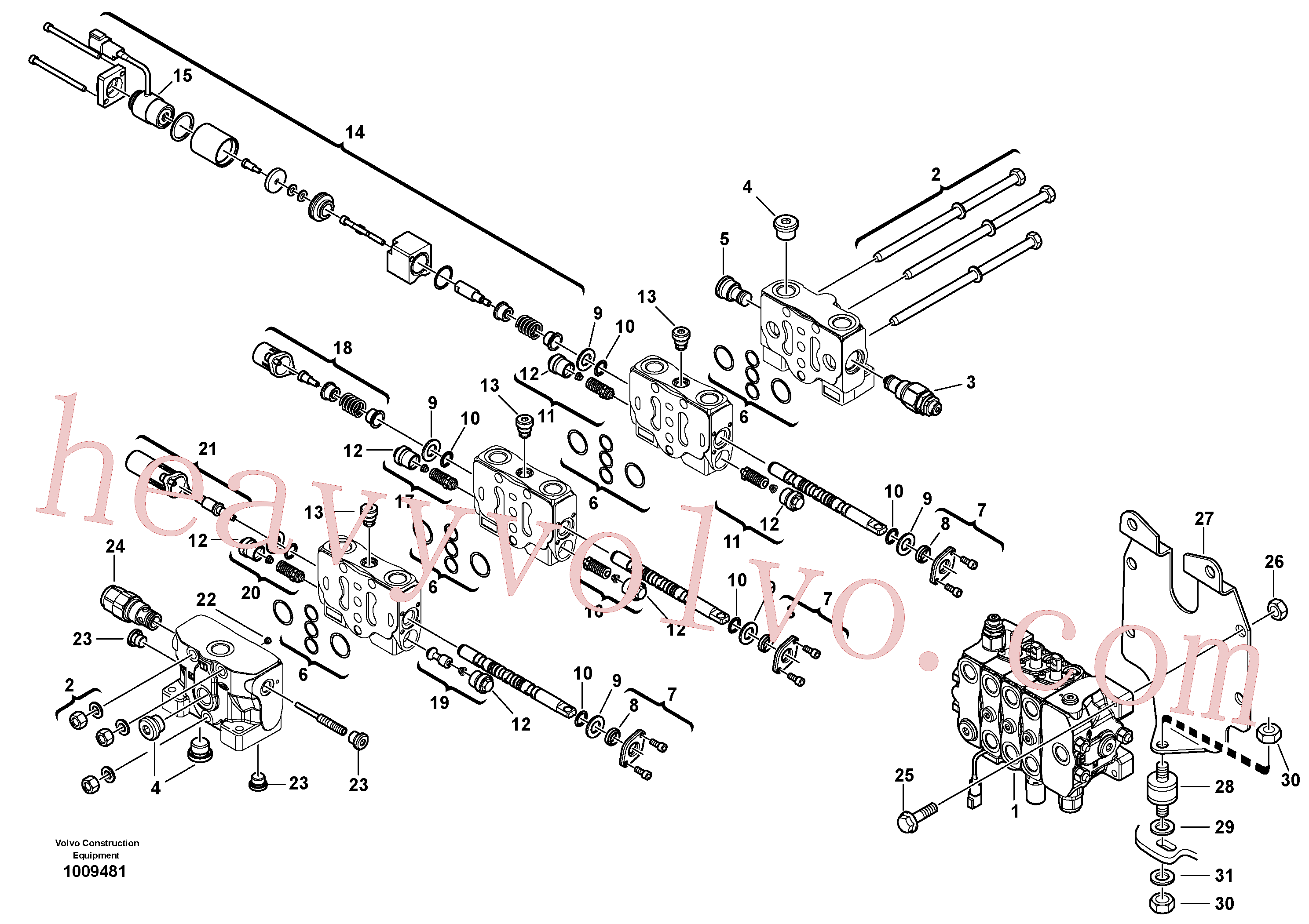 ZM2805283 Buffer for Volvo Excavator spare