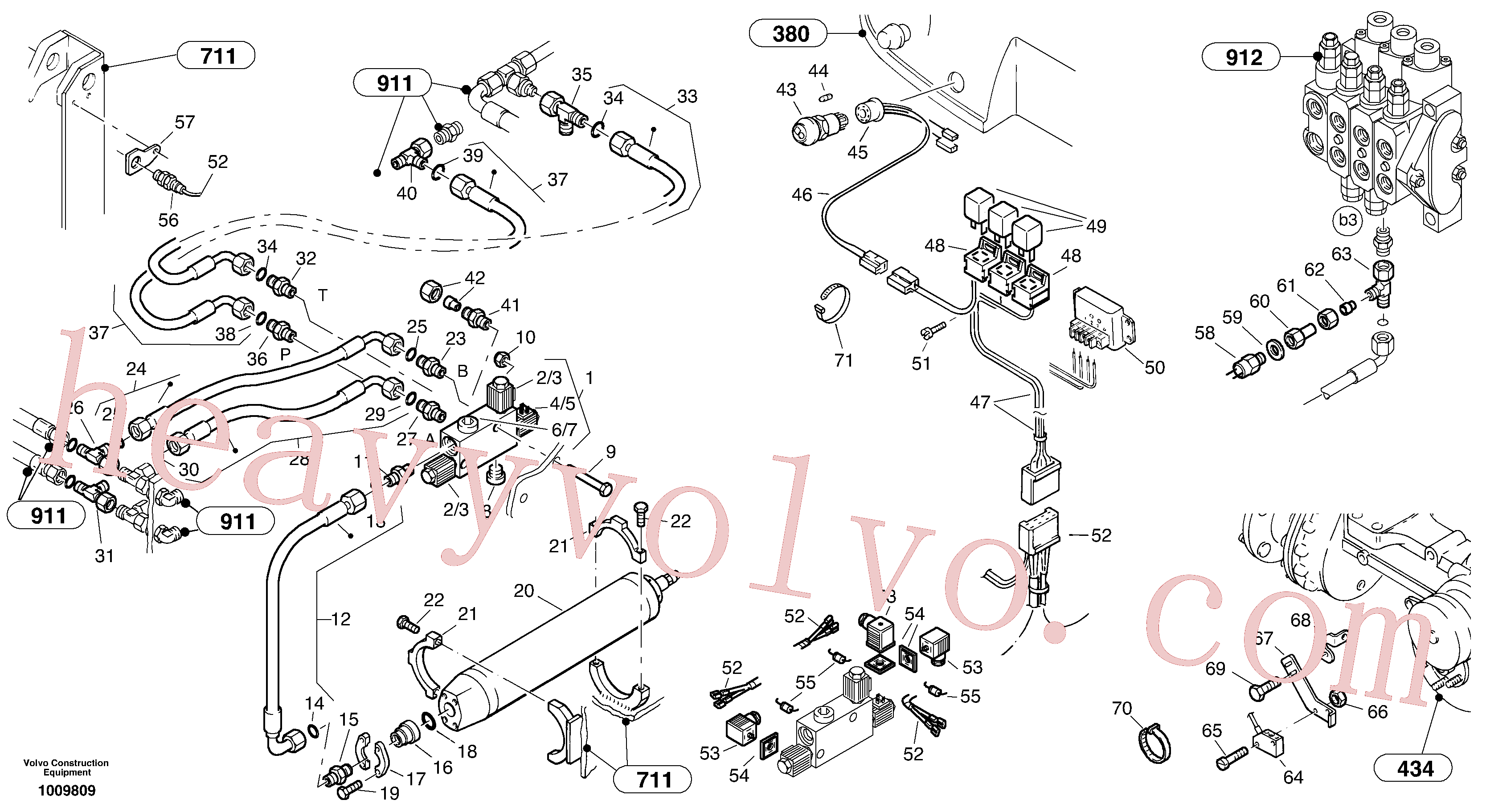 ZM2193590 Cable clip for Volvo Excavator spare