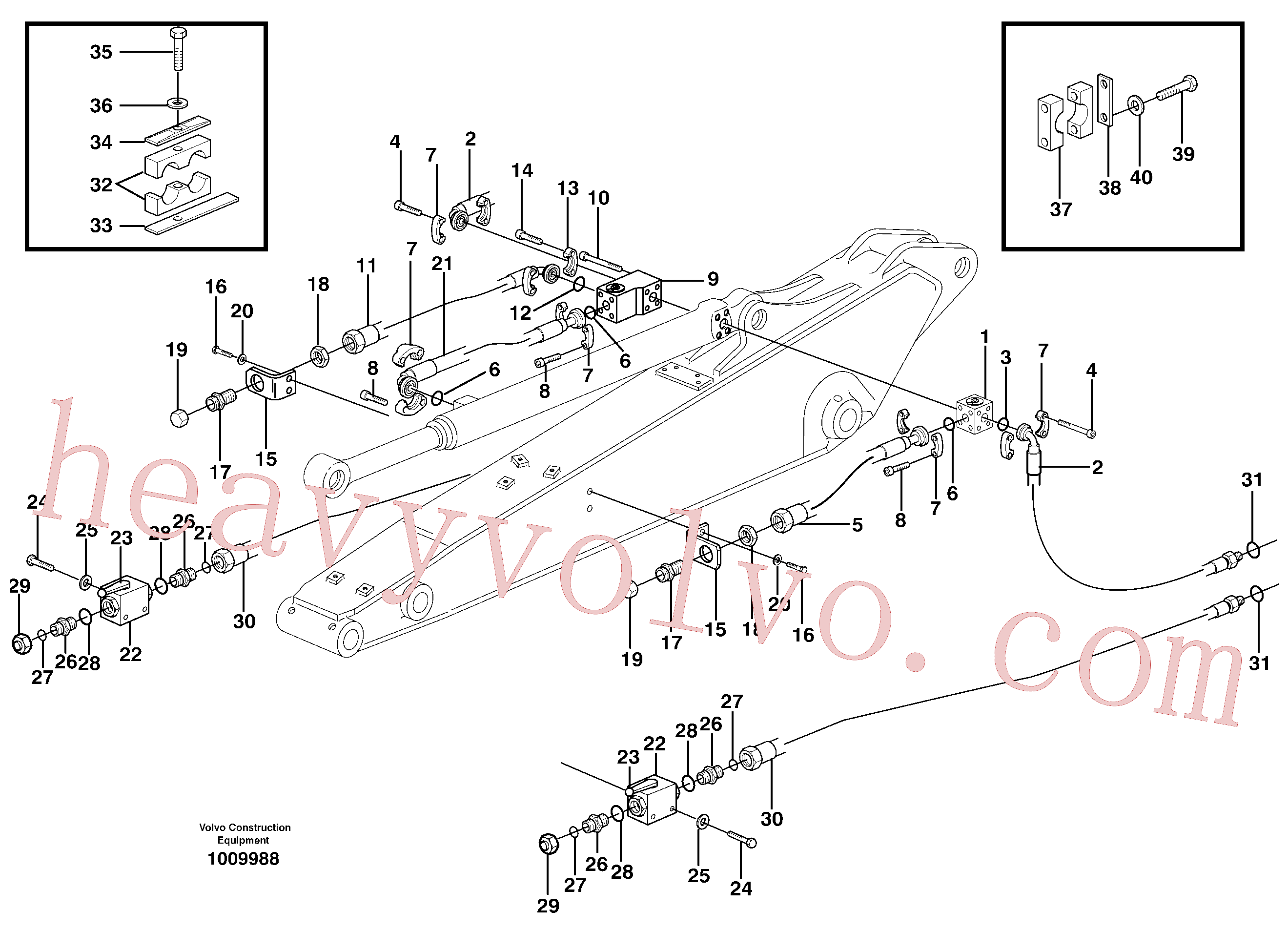 Volvo VOE14372273 Hydraulic hose aftermarket part for sale