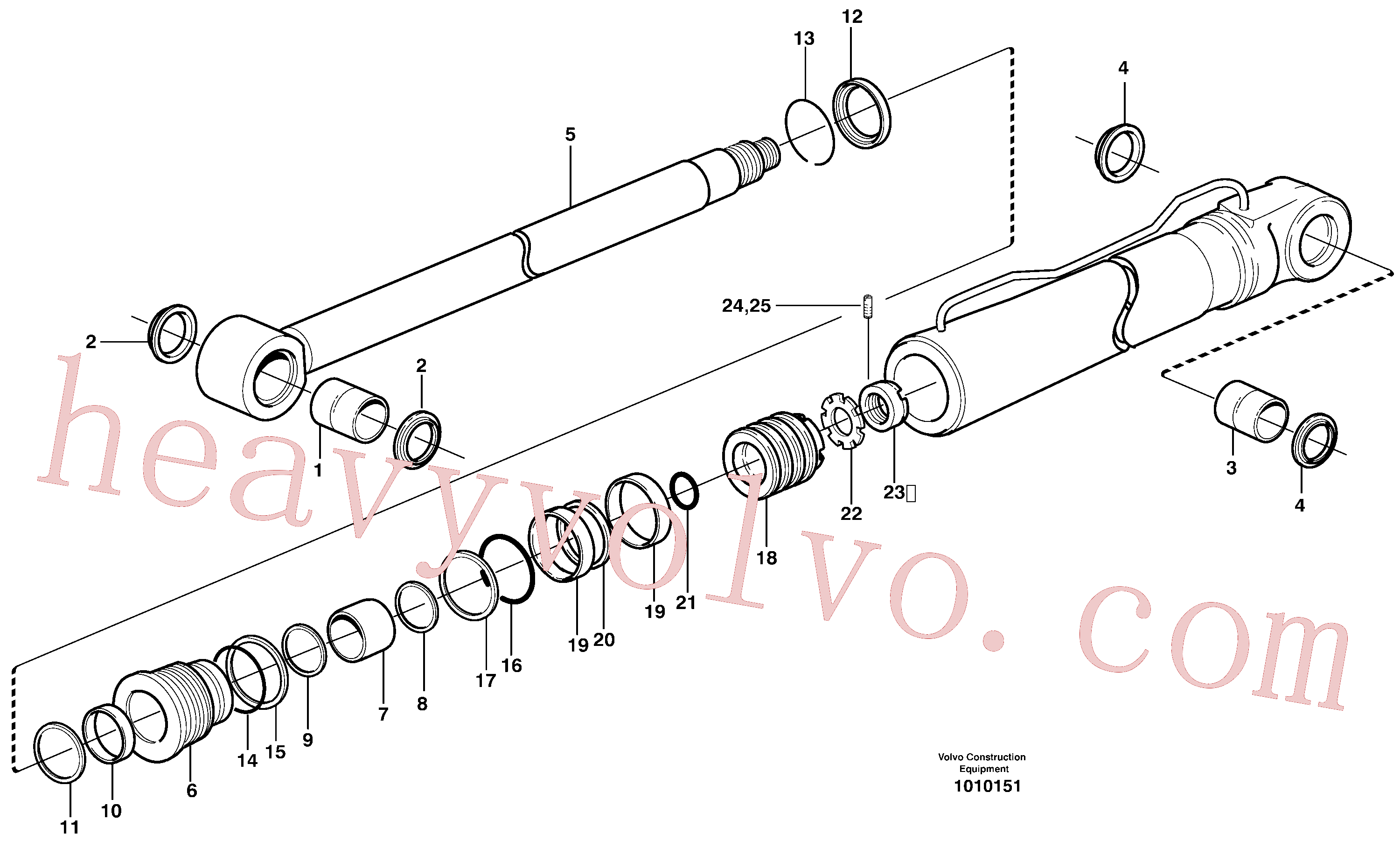 China Made SA9612-08540 Bearing parts for Volvo Excavator