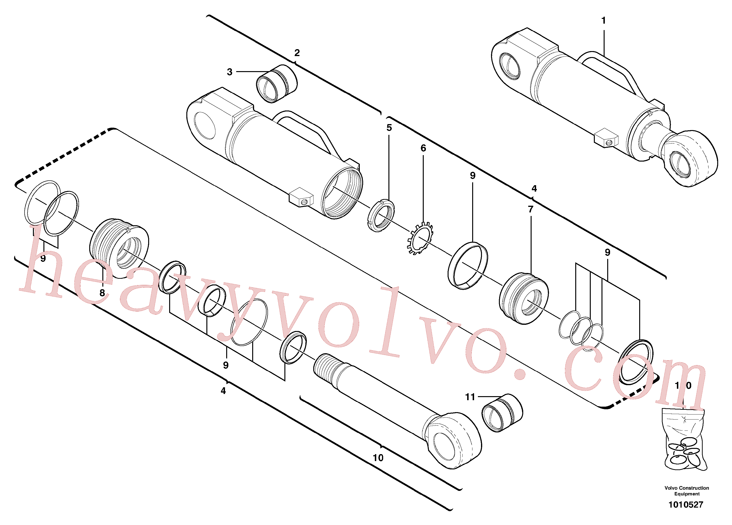 Volvo VOE11710563 Piston aftermarket part for sale