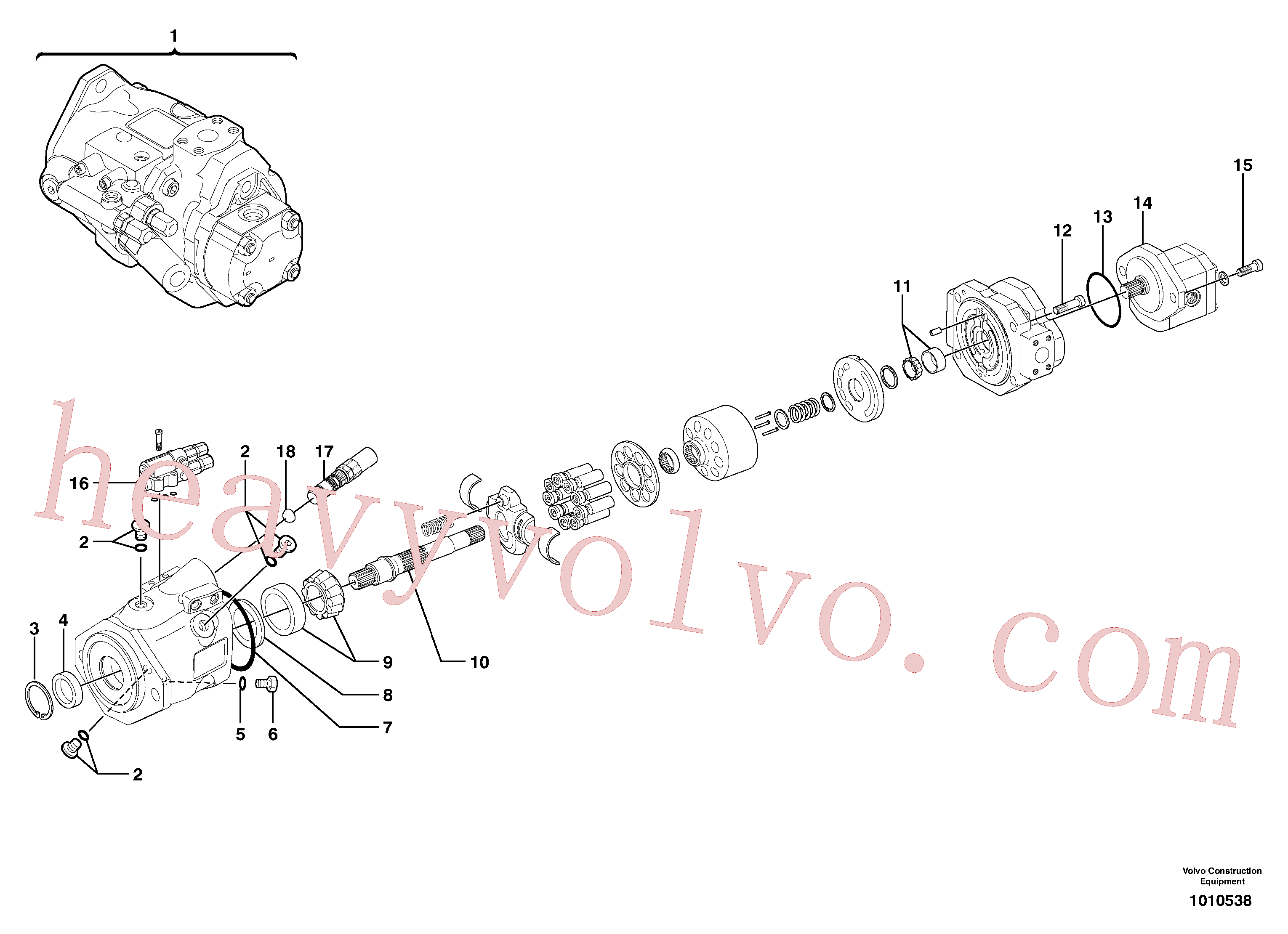 Volvo Assembly VOE11712908 Hexagon screw for sale