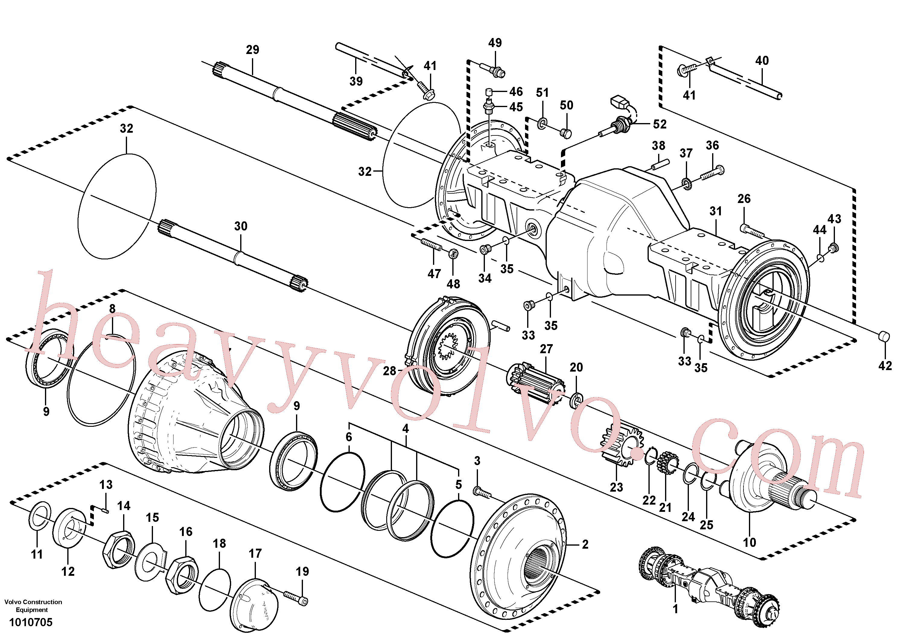 VOE968208 O-ring for Volvo Excavator Parts