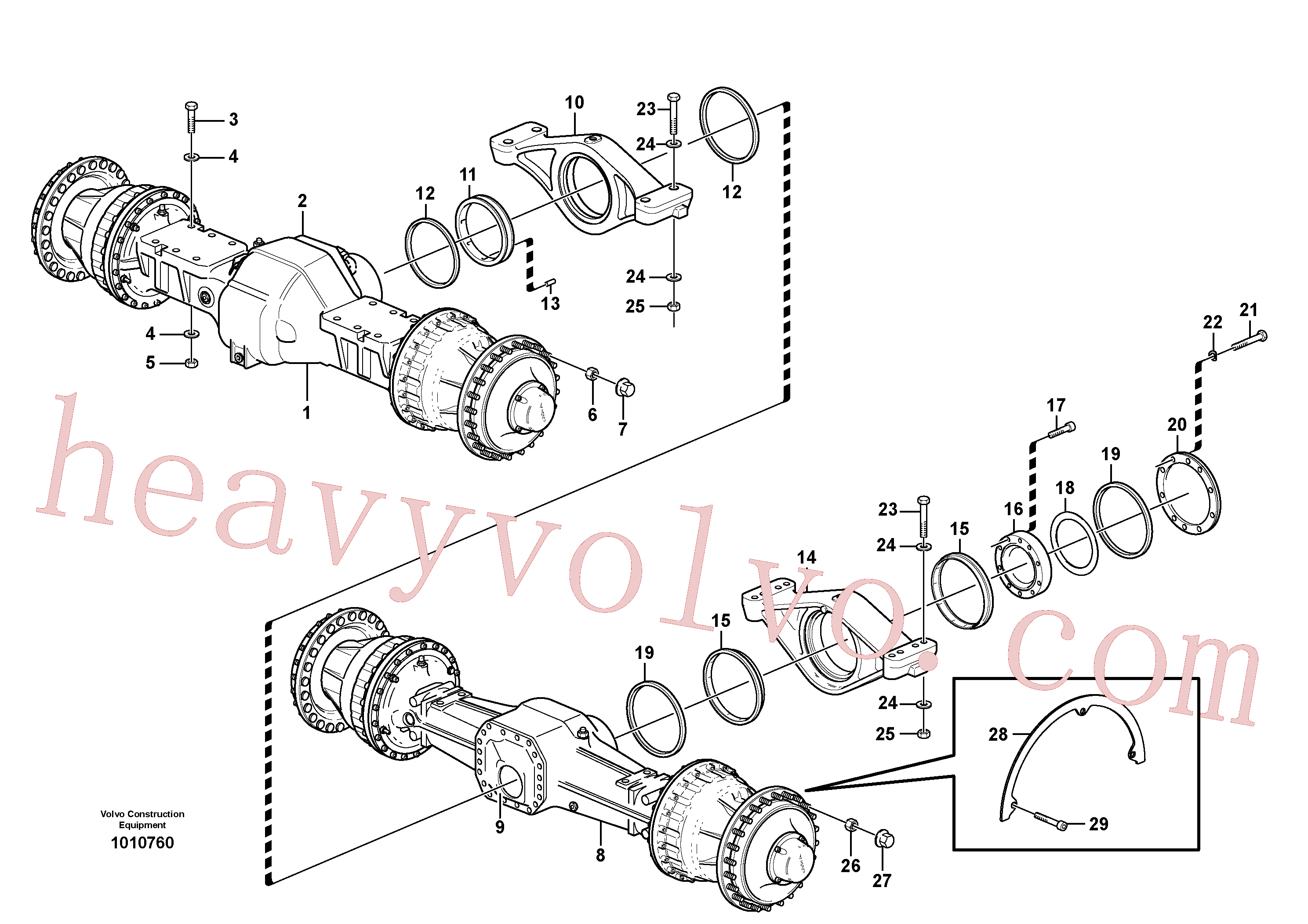 China Made VOE14023284 Allen Hd Screw parts for Volvo Excavator