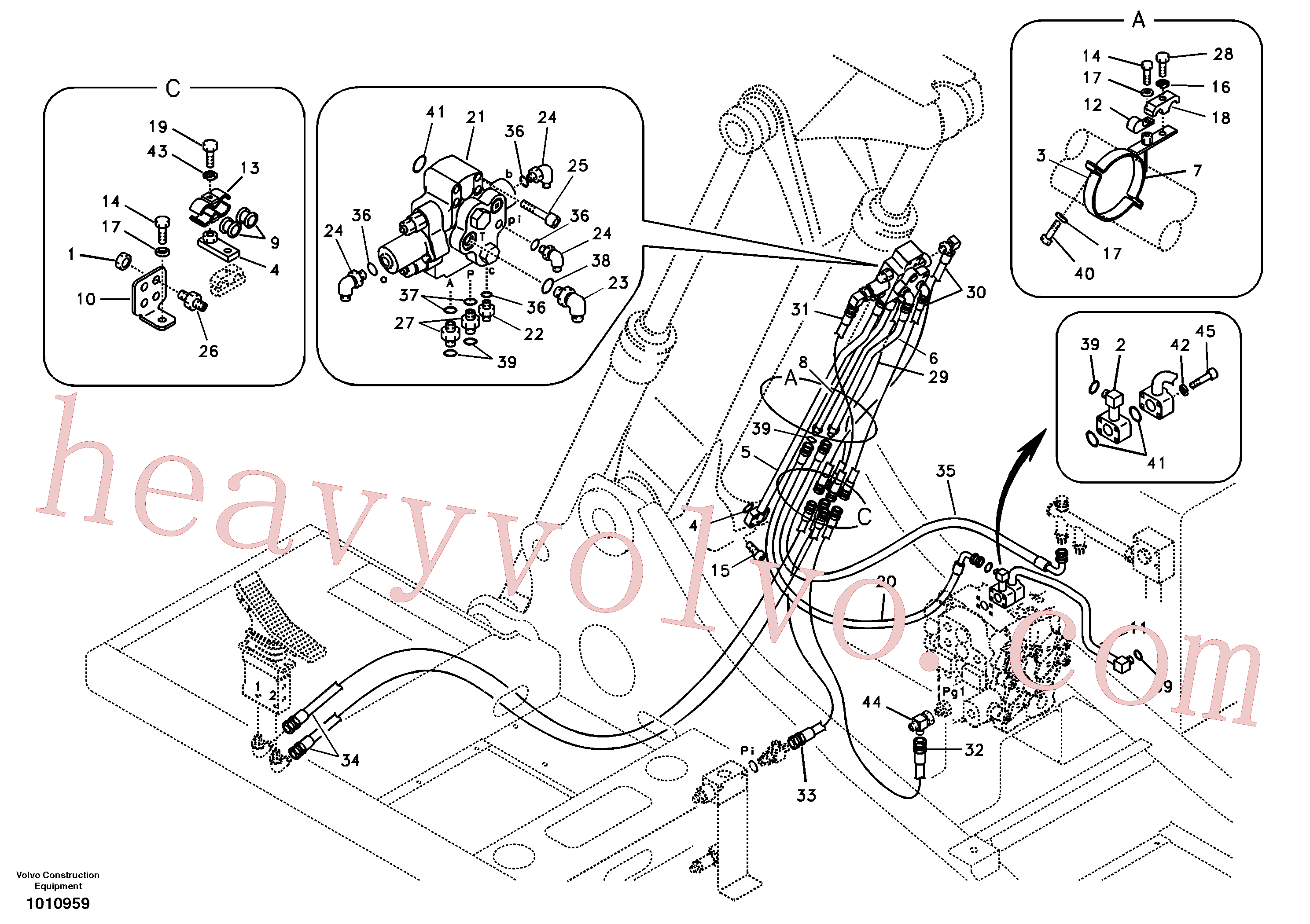 SA9451-02263 Pilot for Volvo Excavator Parts