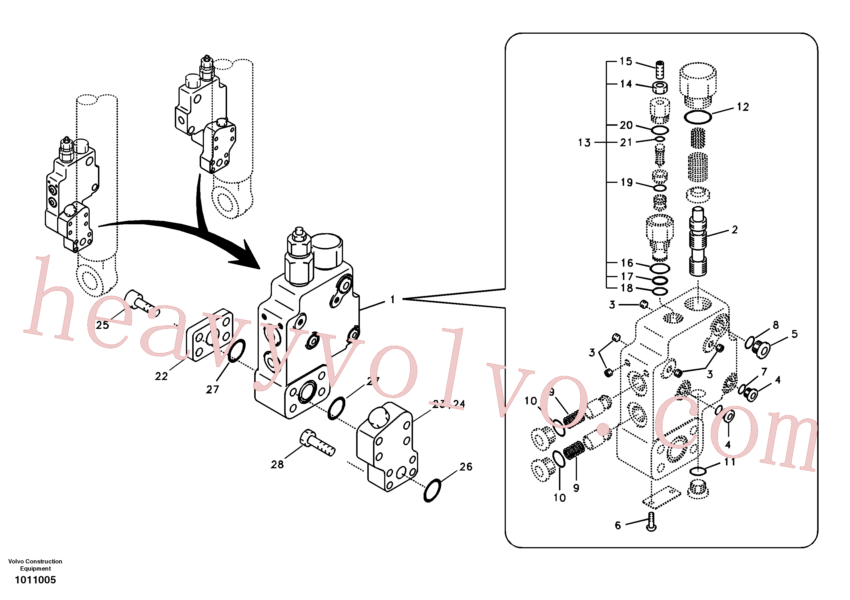 Wholesale SA1174-50290 Block for Volvo Excavator