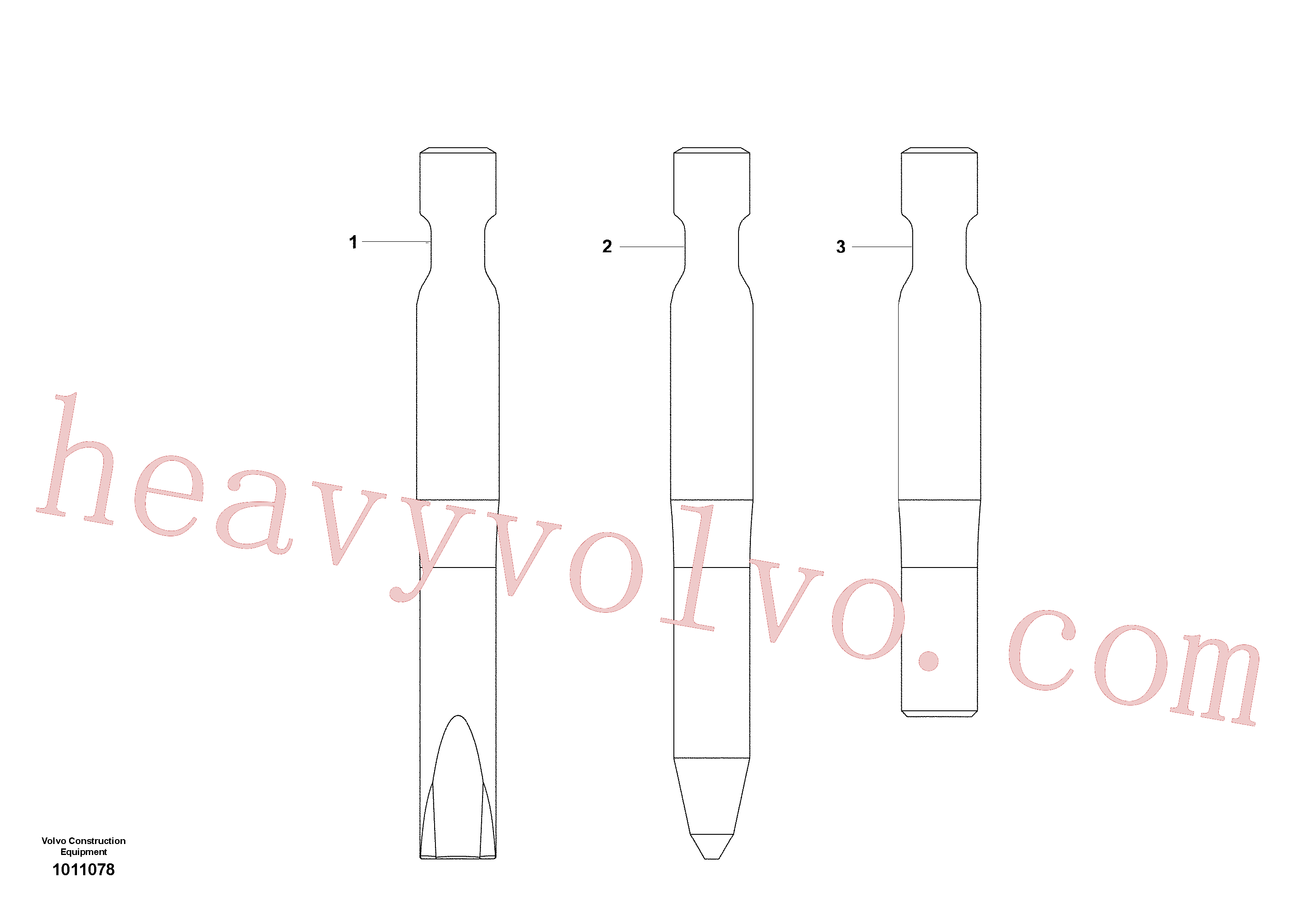 China Made VOE14535726 Tool parts for Volvo Excavator
