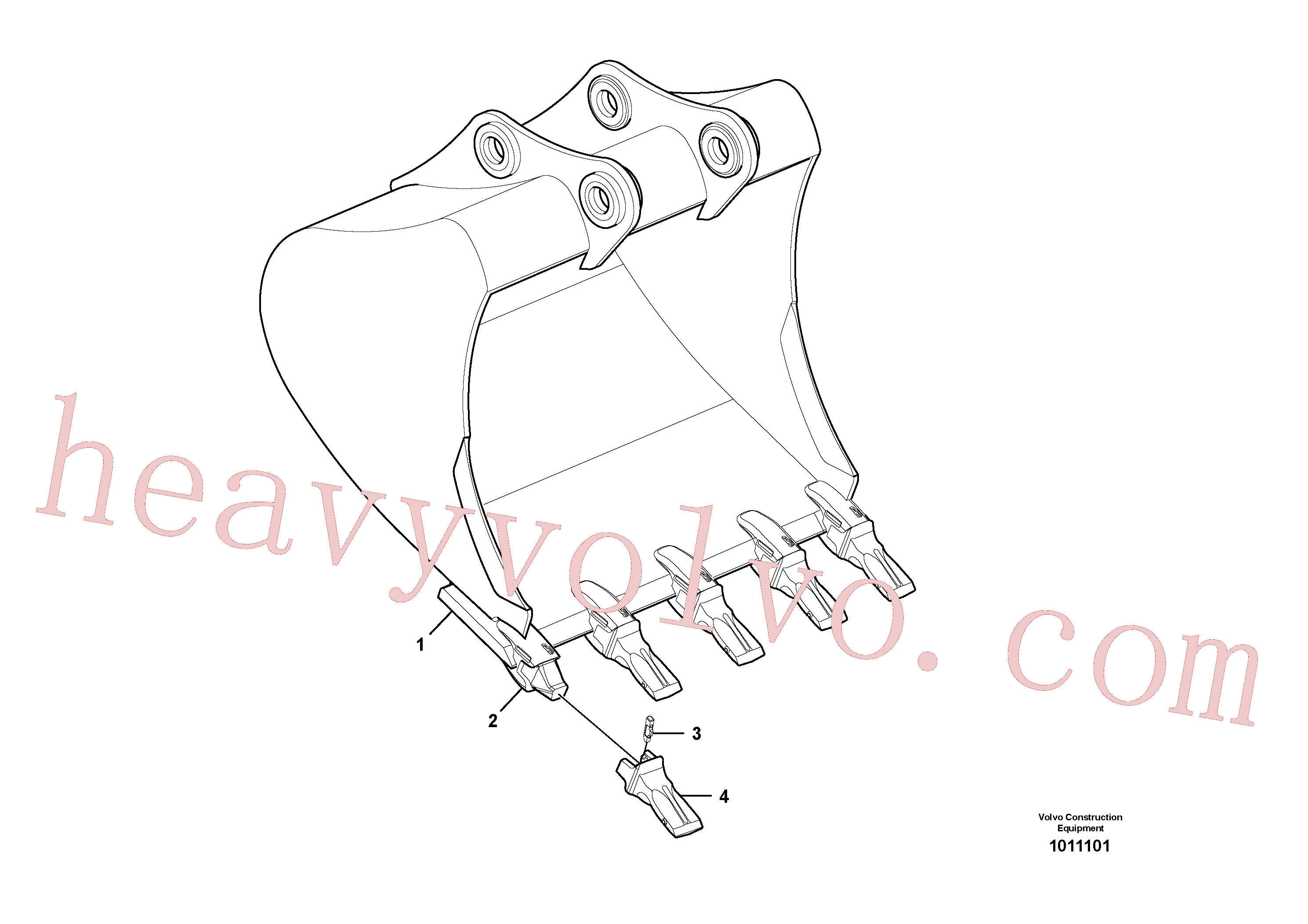Volvo Assembly VOE14624279 Tooth for sale
