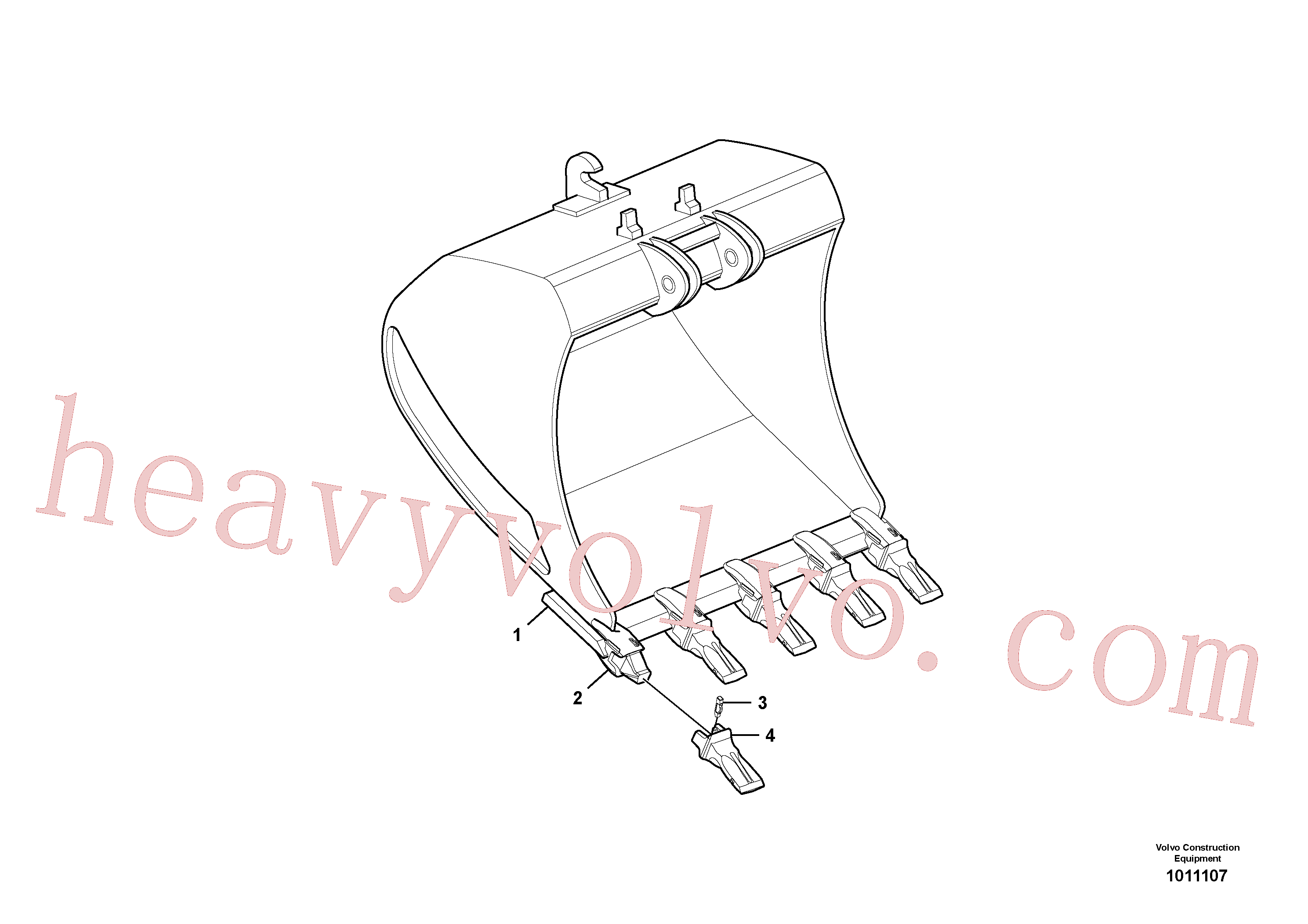 Volvo Assembly VOE14624279 Tooth for sale
