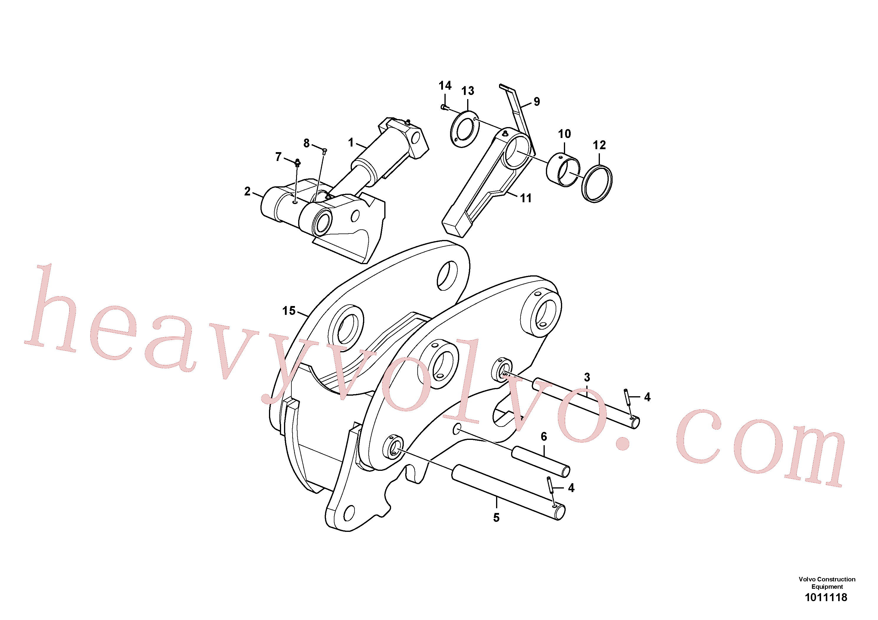 VOE14552962 Pin for Volvo Excavator spare