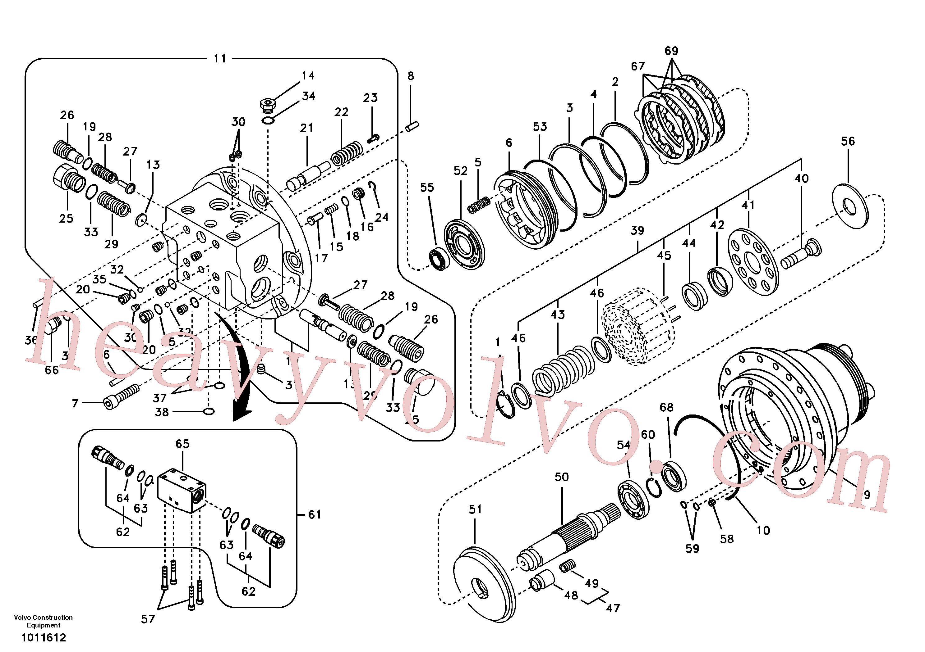 Volvo VOE14526565 Spool aftermarket part for sale