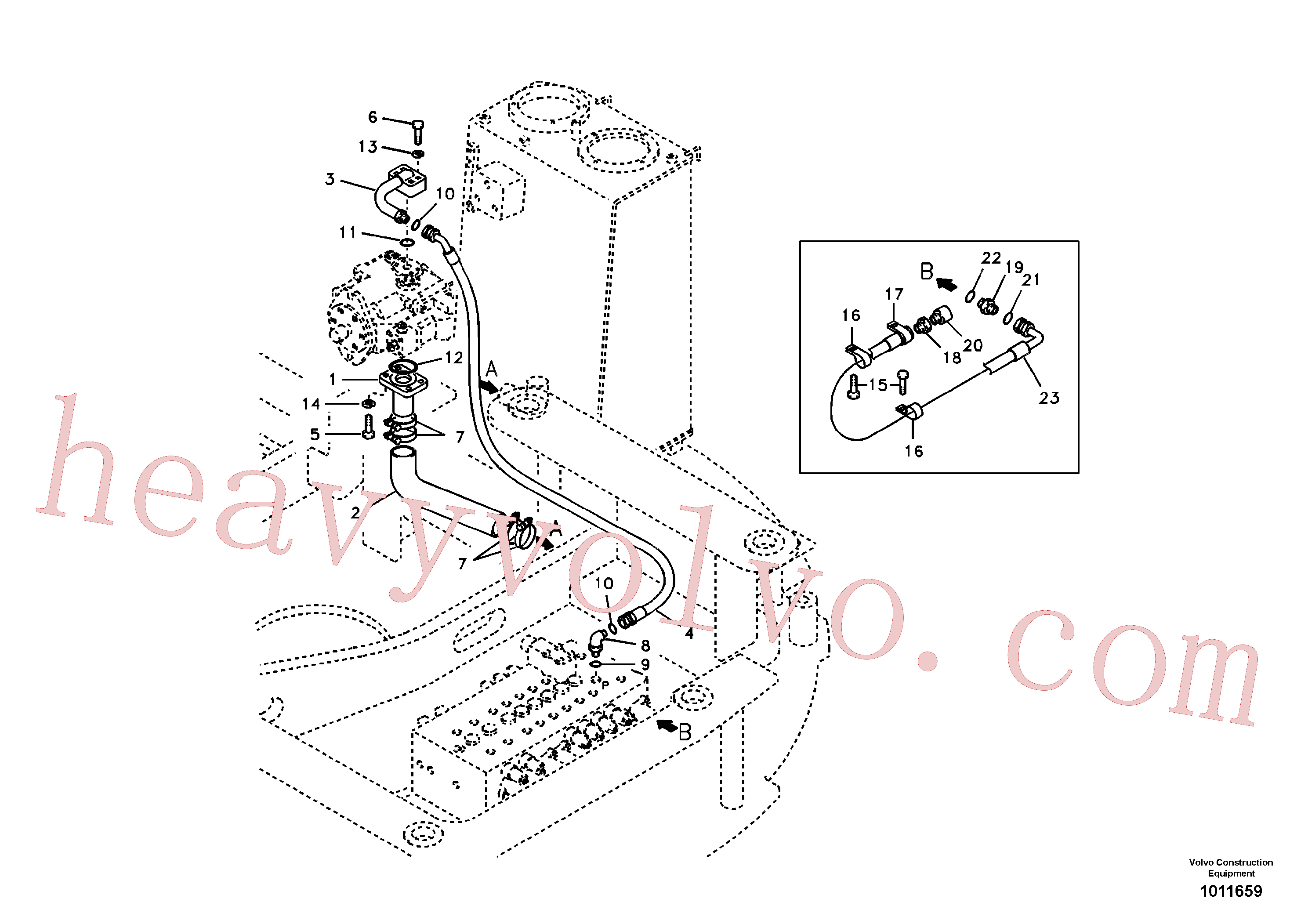 SA9312-10300 Hose clamp for Volvo Excavator spare